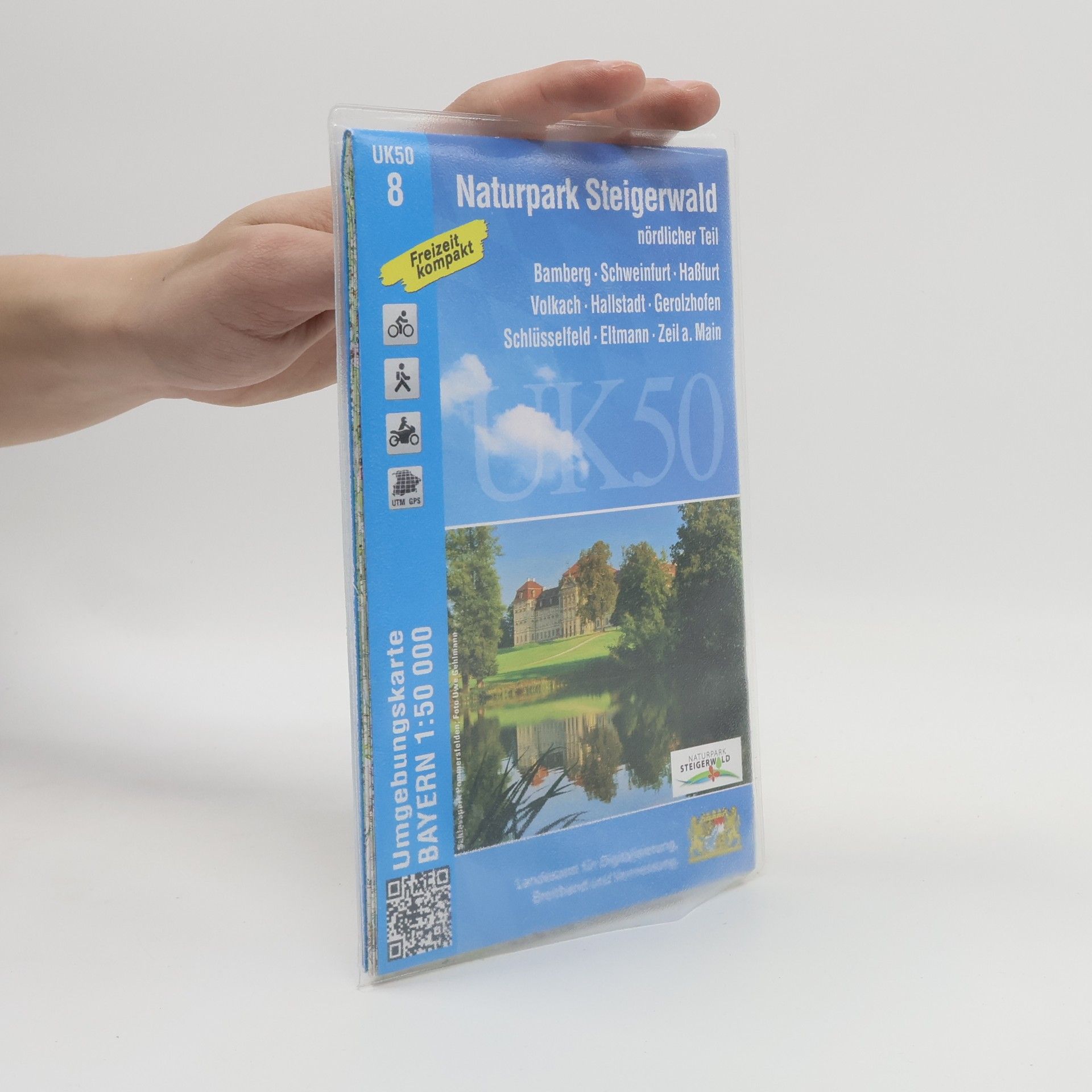 LDBV Bayern Naturpark Steigerwald nördlicher Teil 1 : 50 000 (UK50-8)