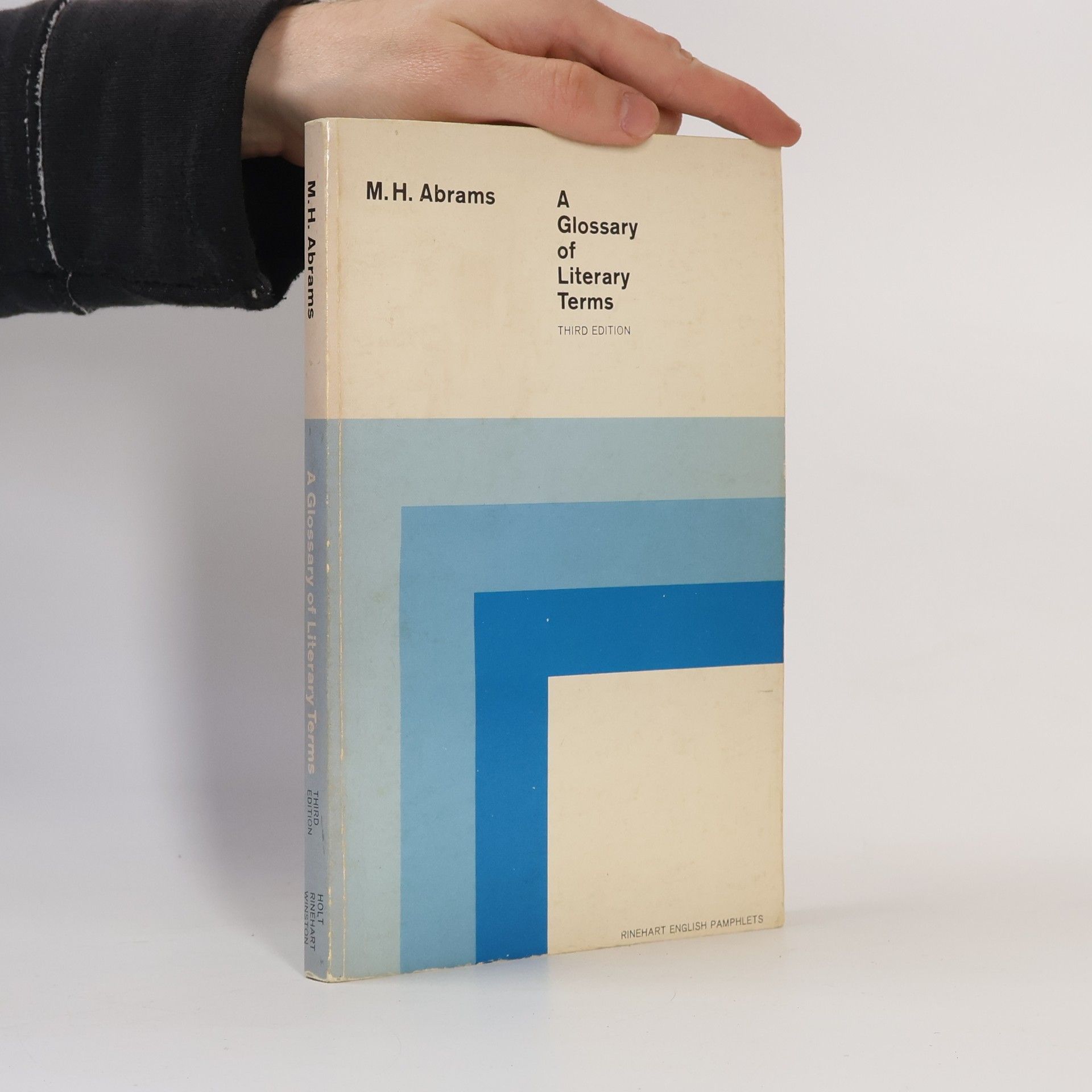 Meyer Howard Abrams A Glossary of Literary Terms: Third Edition