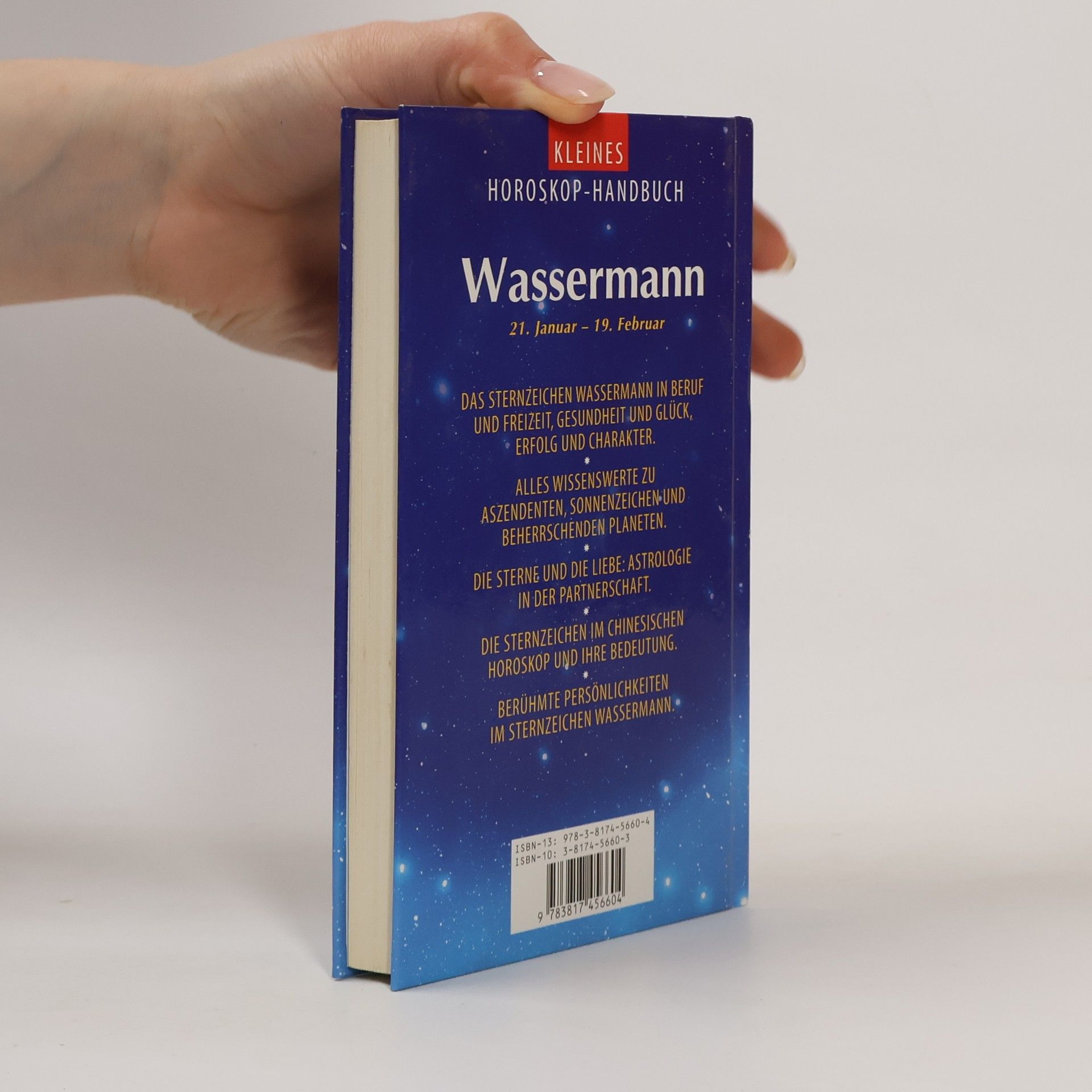 Kleines Horoskop-Handbuch Wassermann 21. Januar - 19. Februar. Mit chinesischem Horoskop