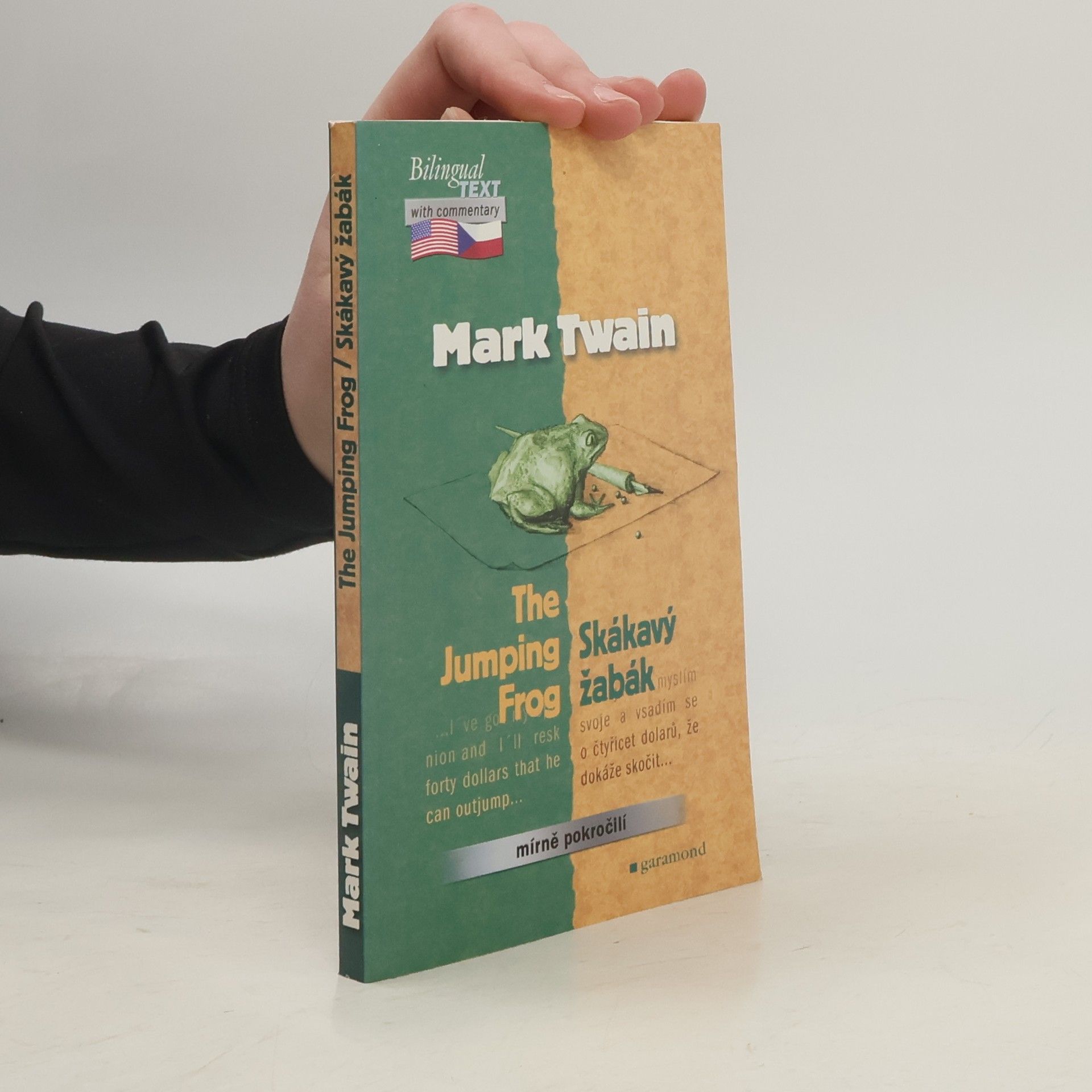 Mark Twain The Jumping Frog. Skákavý žabák