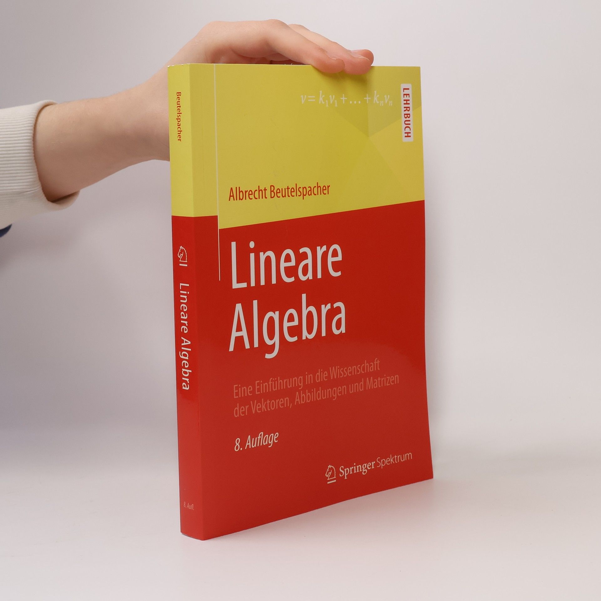 Albrecht Beutelspacher Lineare Algebra