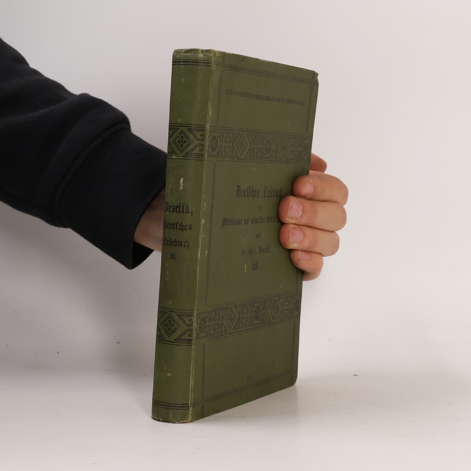 Karel Veselík Deutsches Lesebuch für Mittelschulen mit böhmischer Unterrichtssprache 3