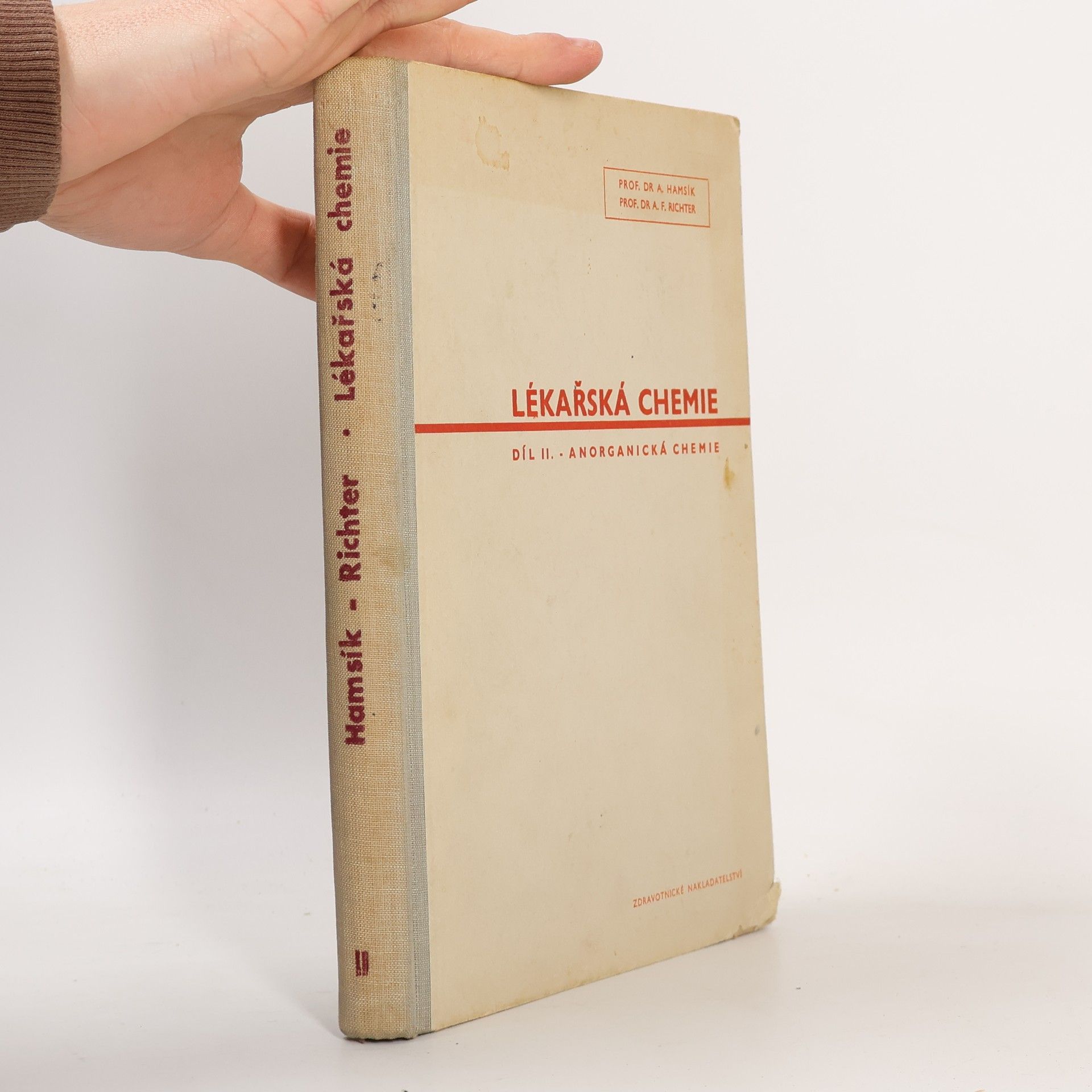 A. Hamsík Lékařská chemie. Díl II.