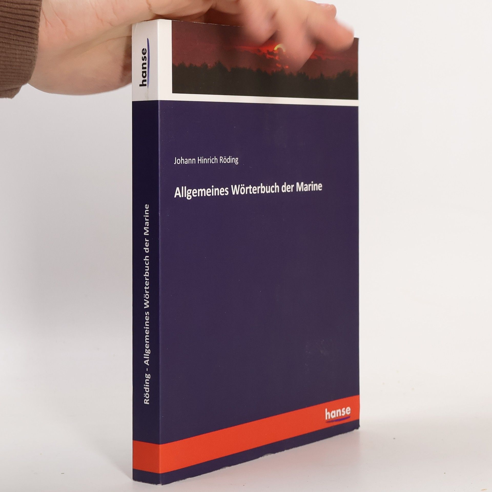 Johann Hinrich Röding Allgemeines Wörterbuch der Marine