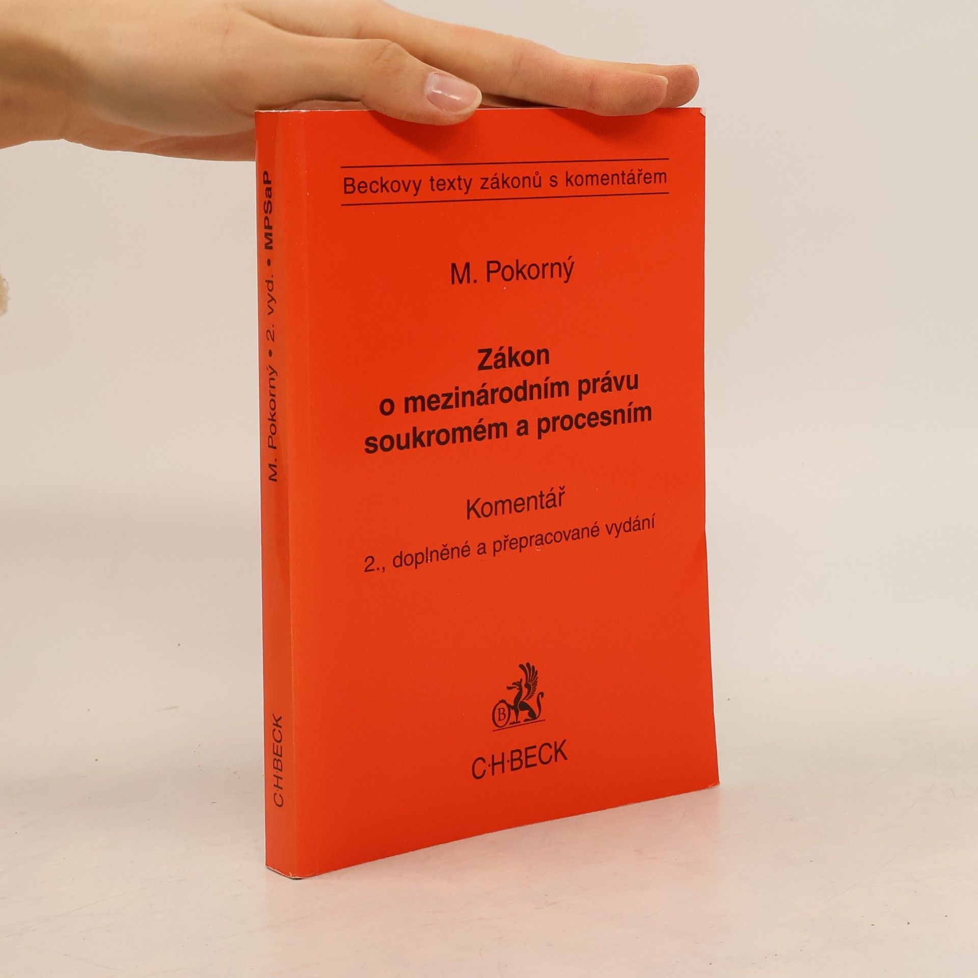 Milan Pokorný Zákon o mezinárodním právu soukromém a procesním