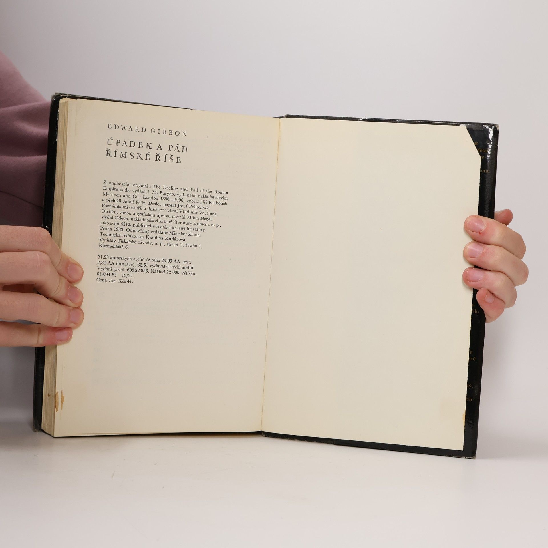 Edward Gibbon Úpadek a pád římské říše