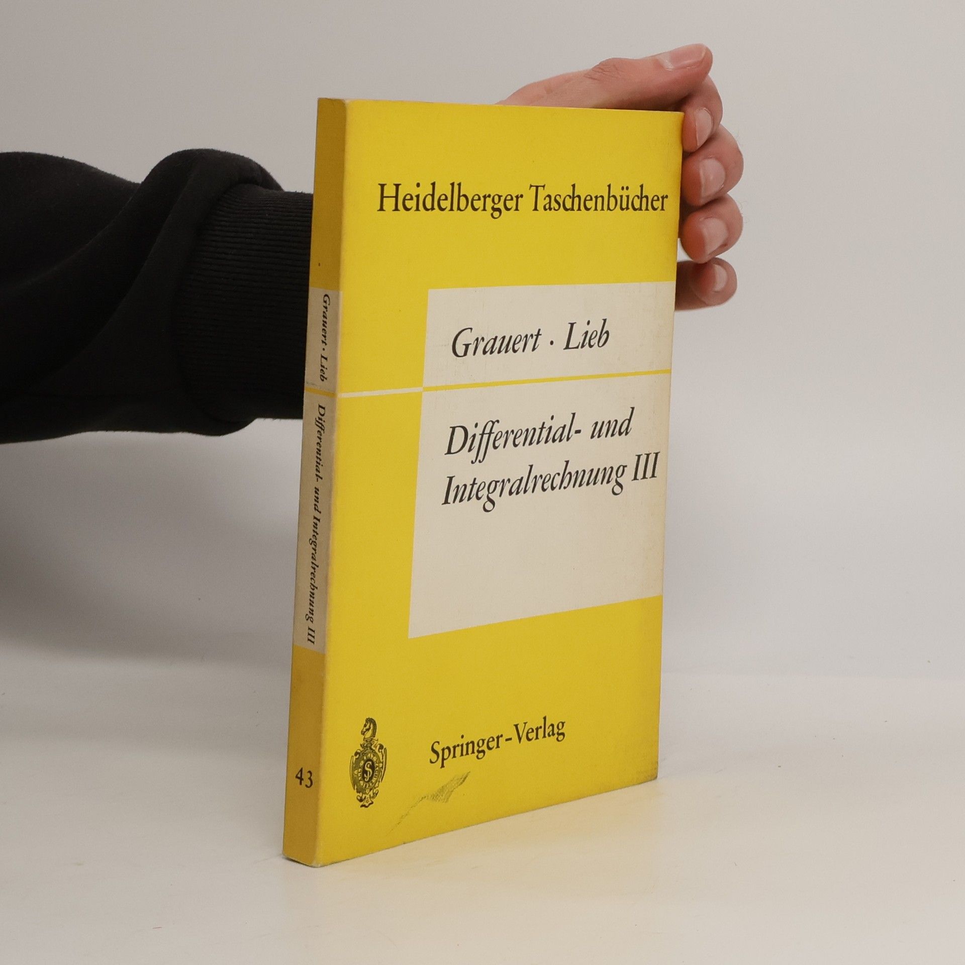 Differential- und Integralrechnung III.