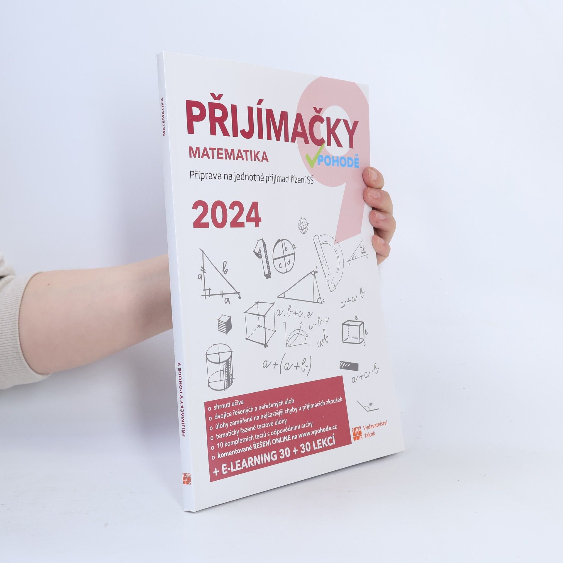 Přijímačky v pohodě : příprava na jednotné přijímací řízení SŠ 2024. Matematika