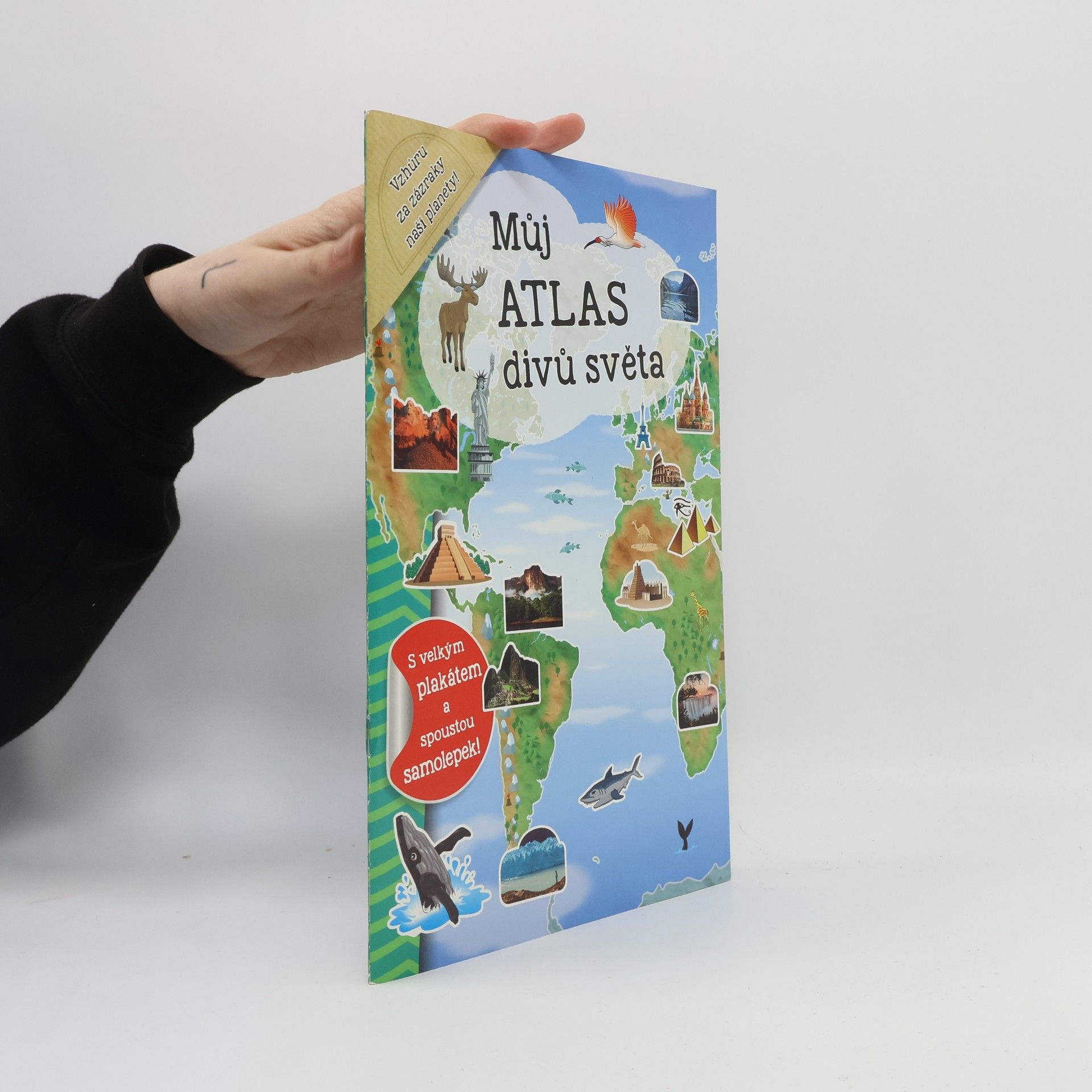 Můj atlas divů světa + plakát a samolepky