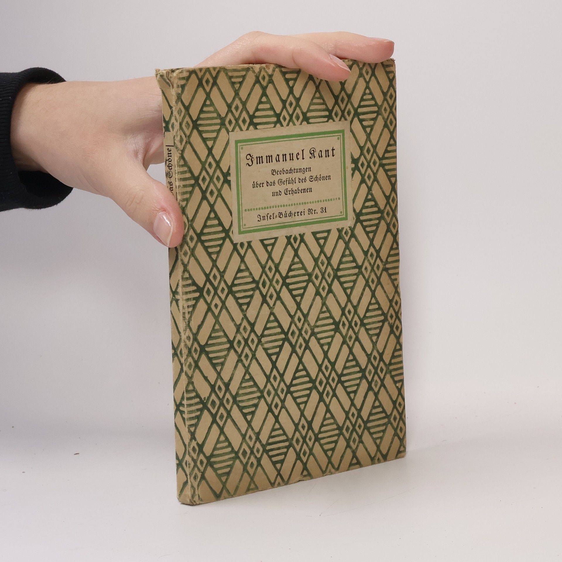 Immanuel Kant Beobachtungen über das Gefühl des Schönen und Erhabenen