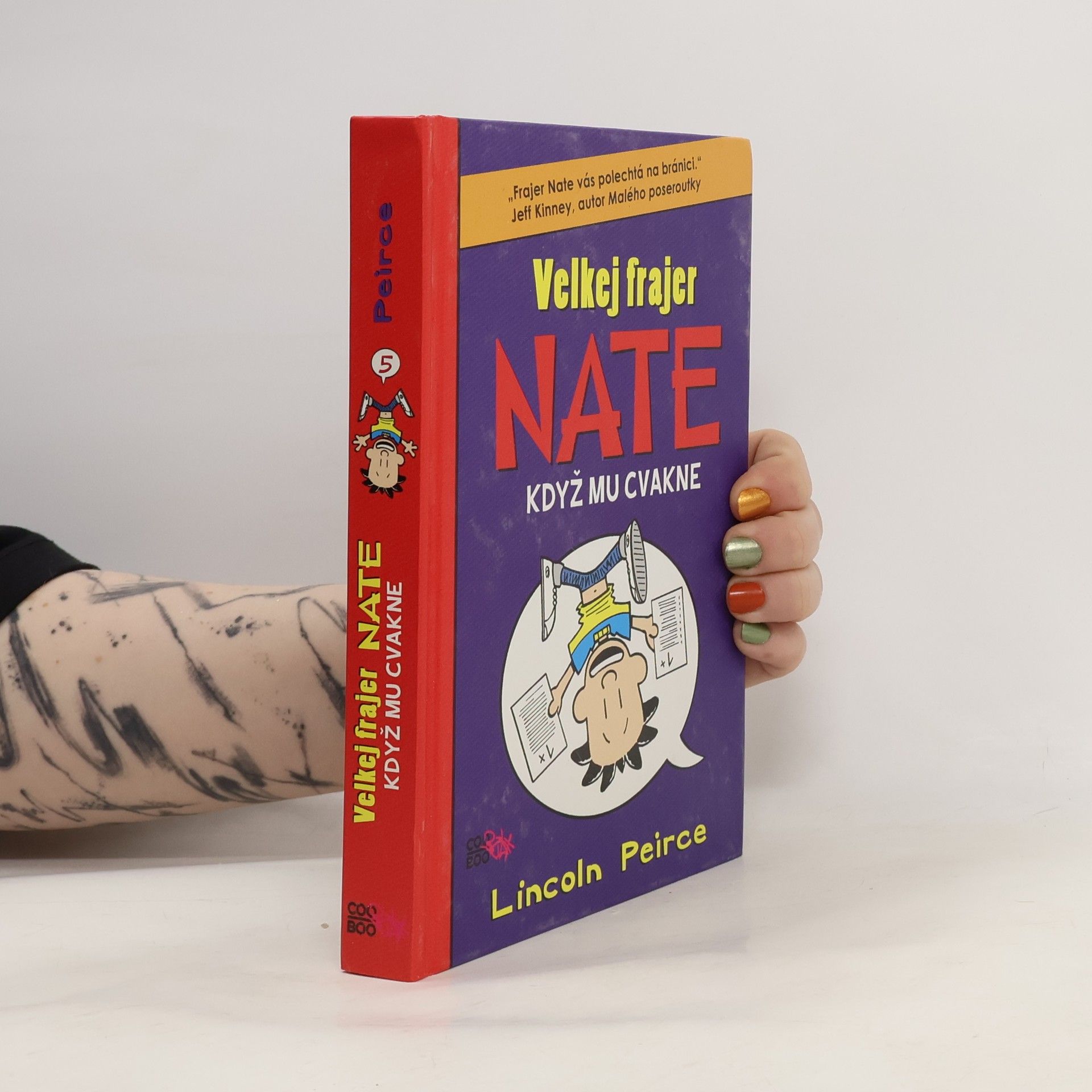 Lincoln Peirce Velkej frajer Nate, když mu cvakne