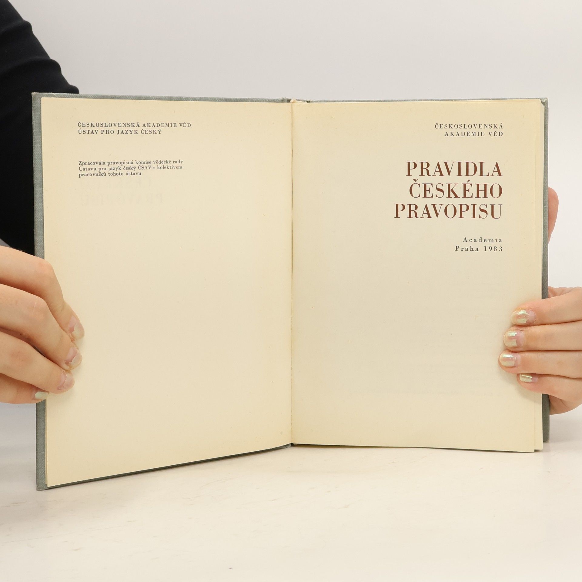 Various authors Pravidla českého pravopisu