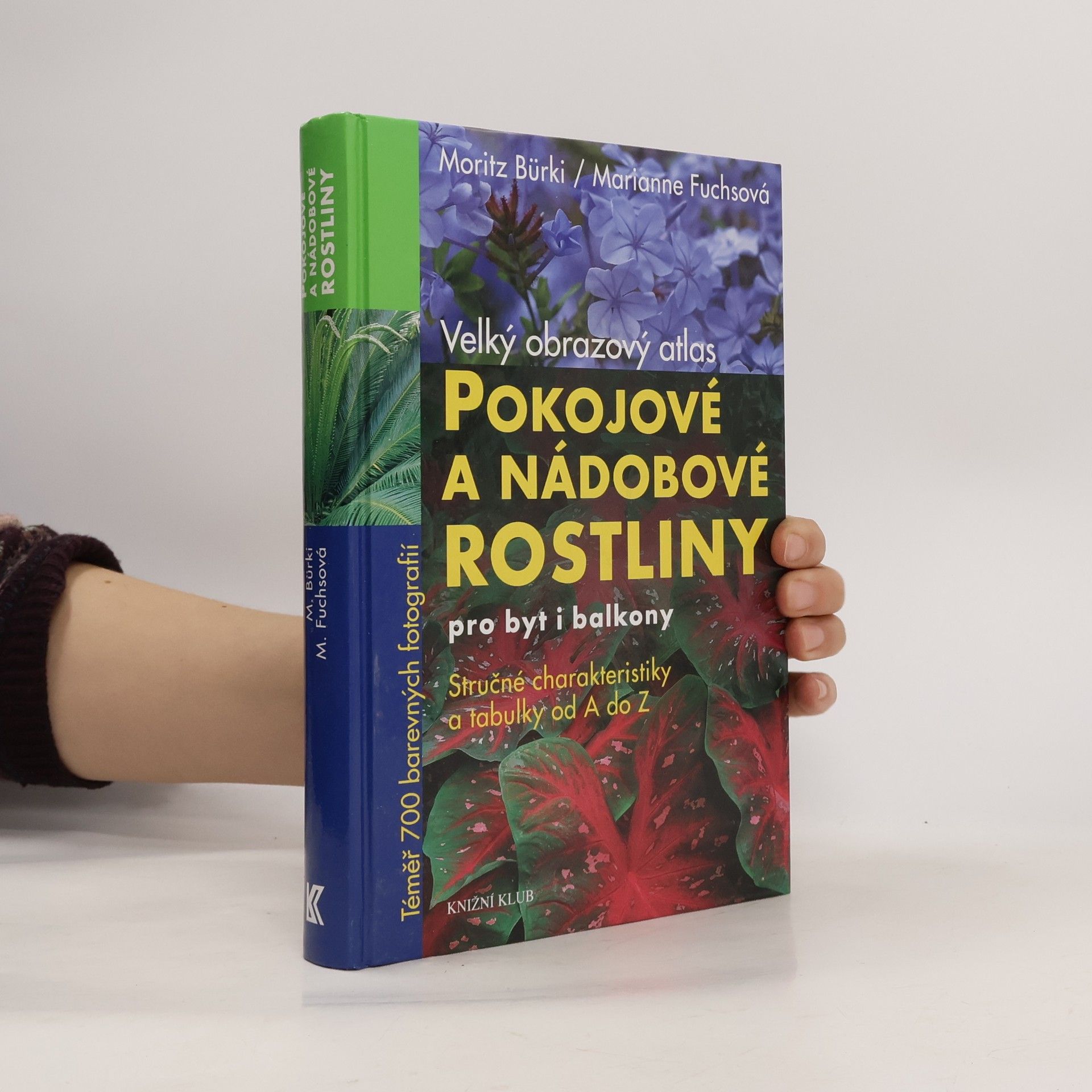 Moritz Bürki Pokojové a nádobové rostliny pro byt i balkony : velký obrazový atlas