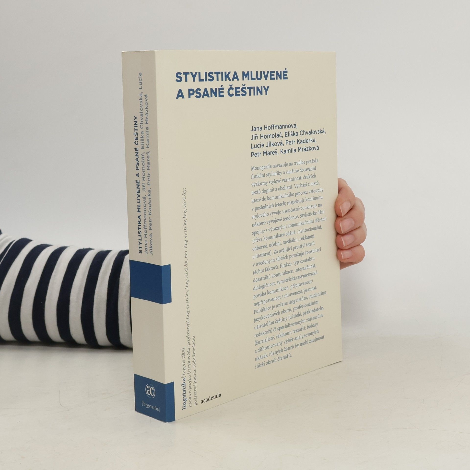 Jiří Homoláč Stylistika mluvené a psané češtiny