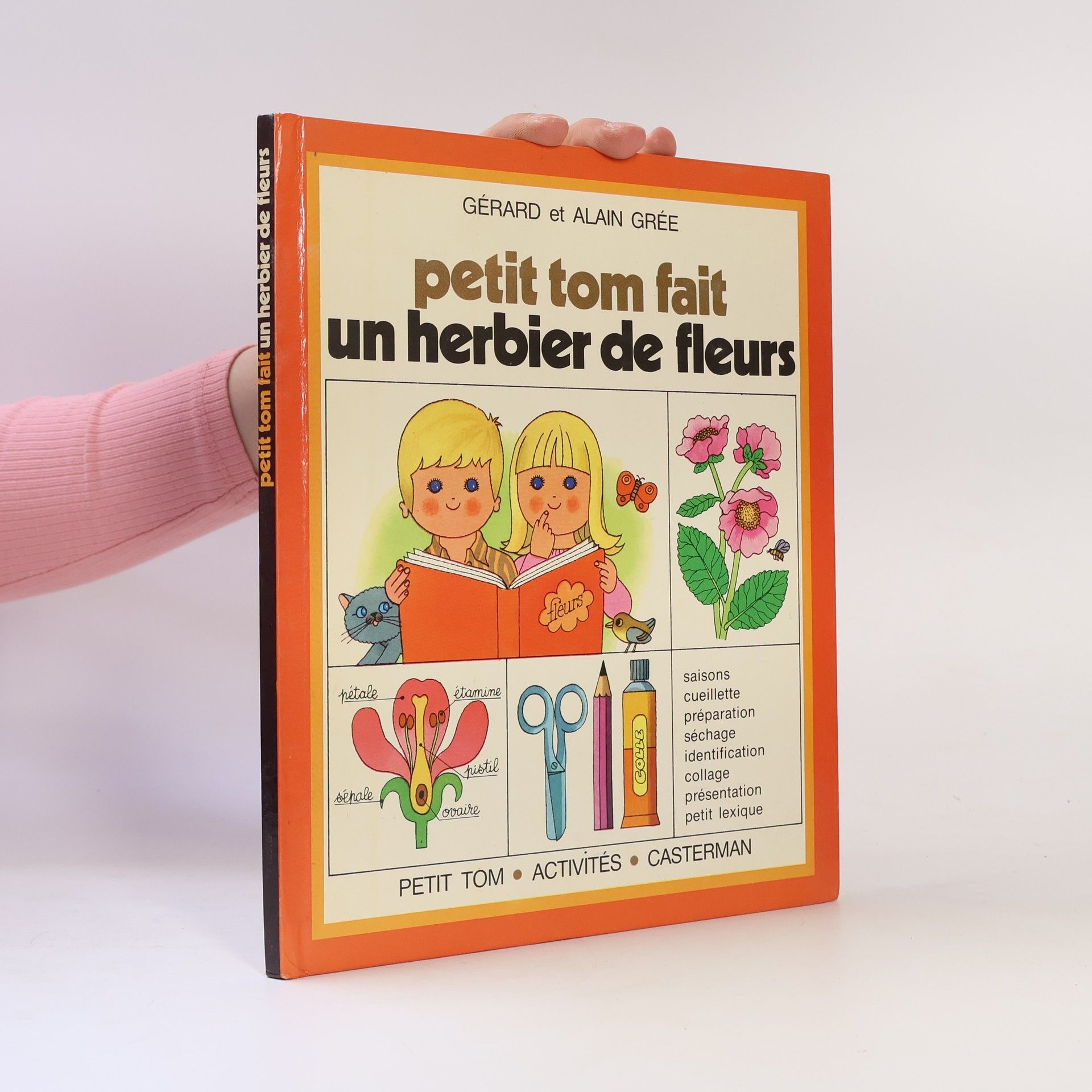 Gérard Grée Petit Tom fait un herbier de fleurs