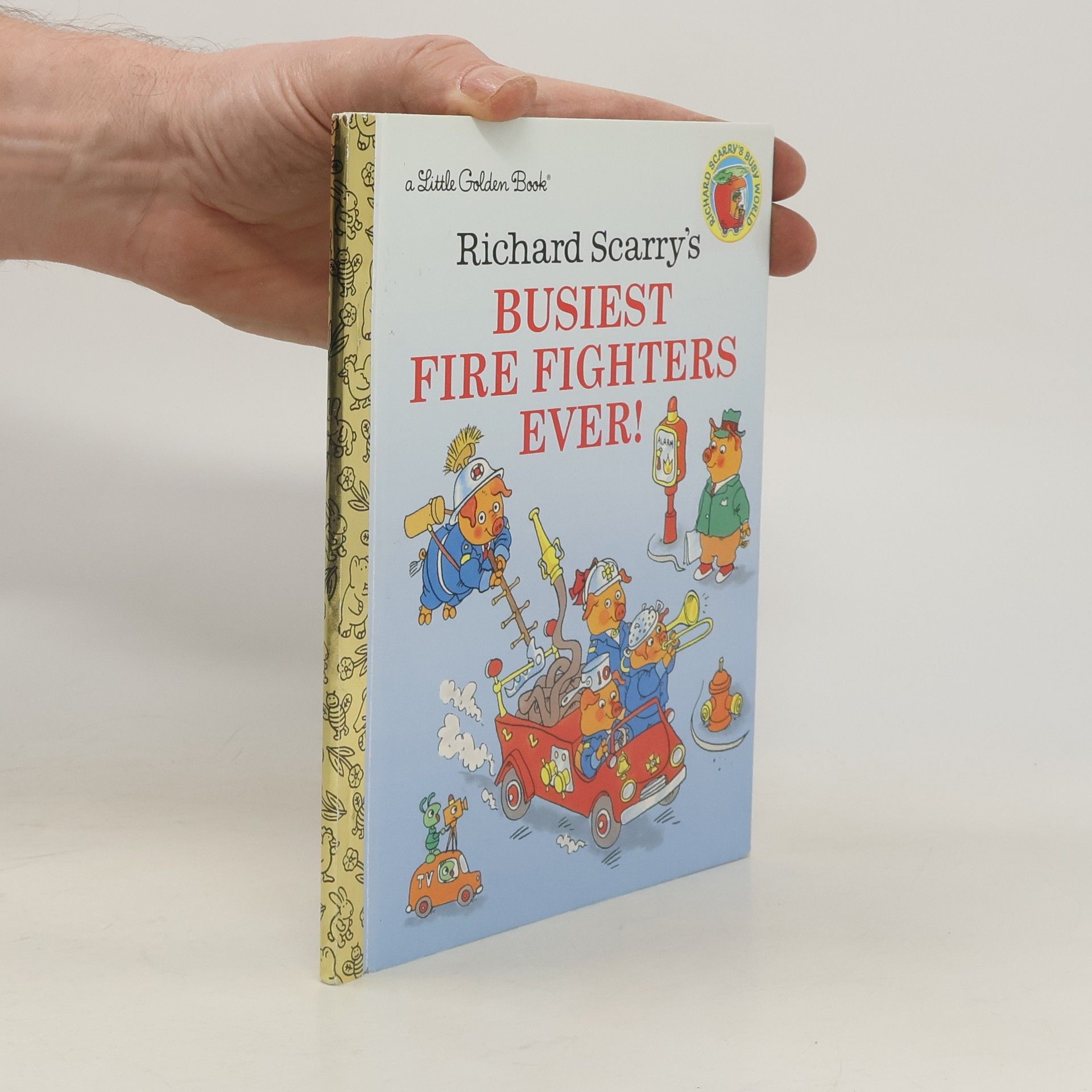 Richard Scarry Little Golden Book: Busiest Fire Fighters Ever!