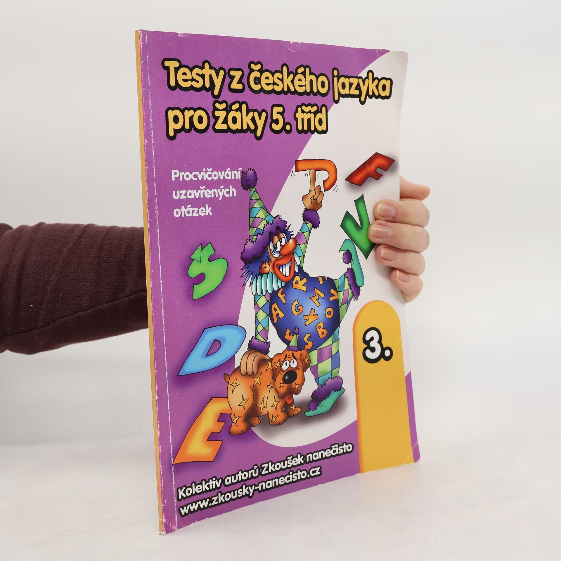 Kolektív autorov Testy z českého jazyka pro žáky 5. tříd, 3.