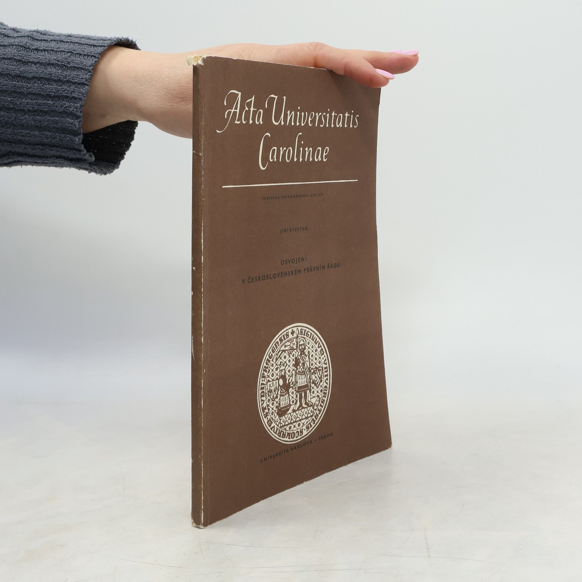 Jiří Švestka Osvojení v československém právním řádu