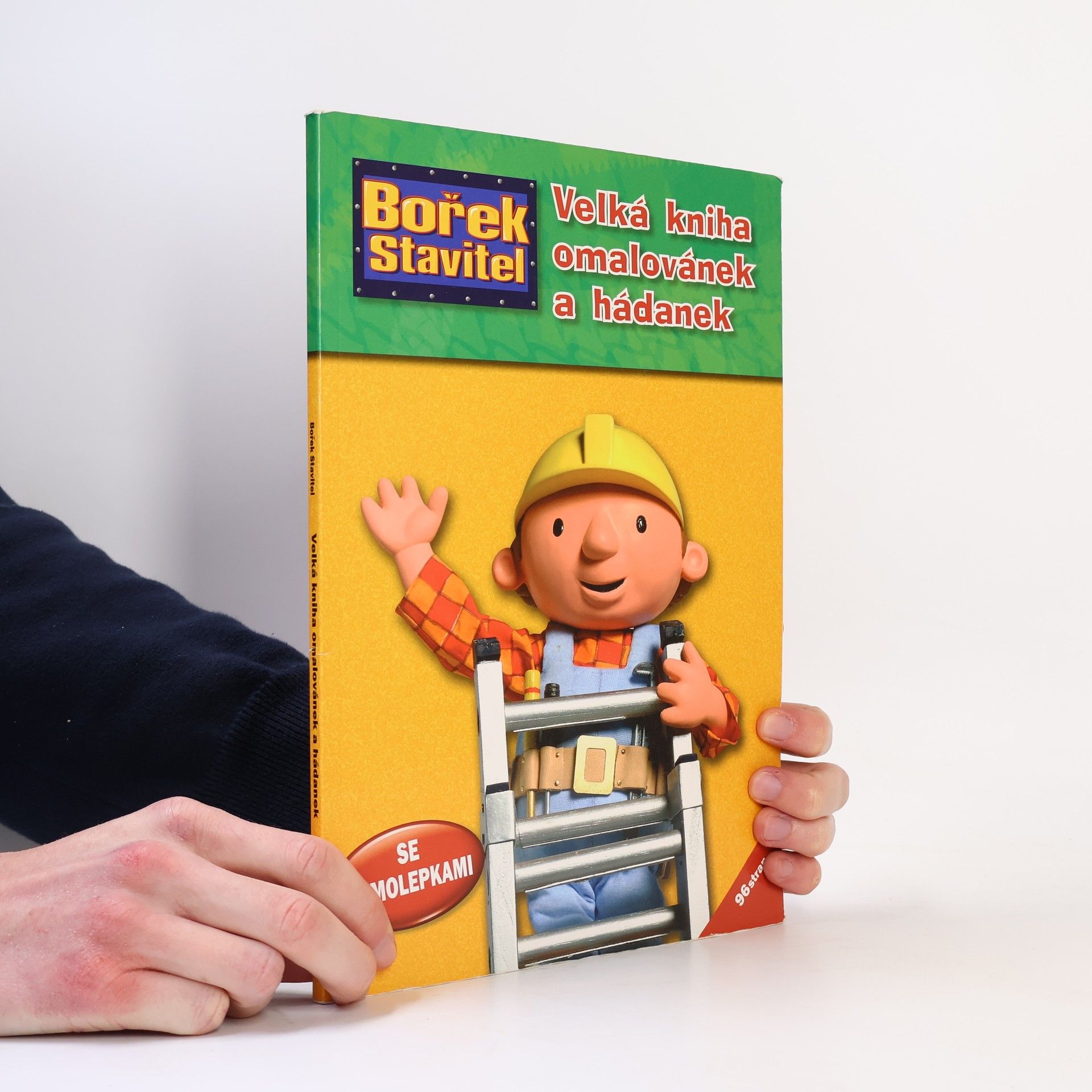Bořek stavitel Velká kniha omalovánek a hádanek