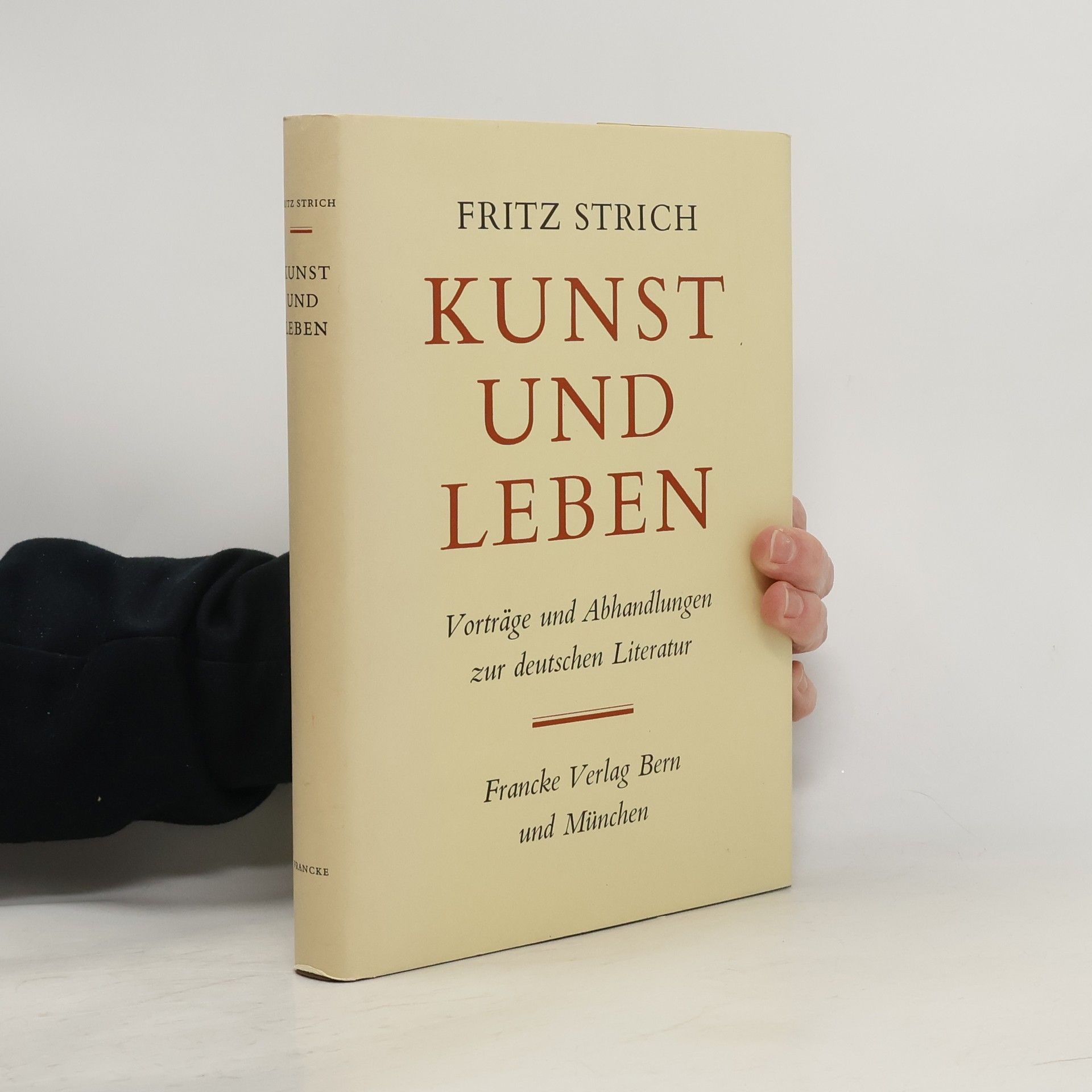 Fritz Strich Kunst und Leben