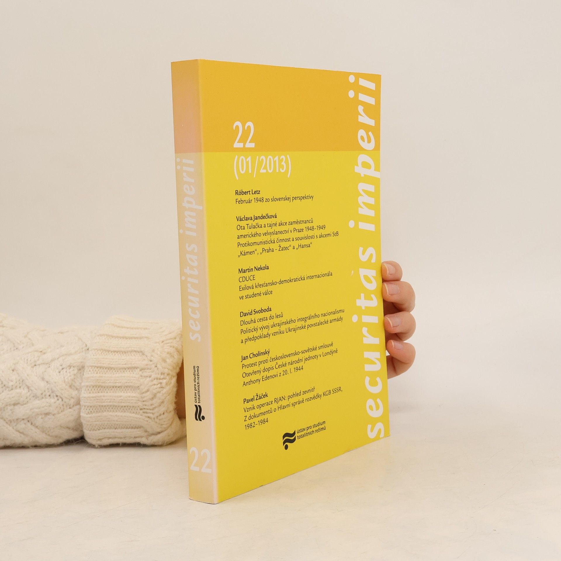 Jan Cholínský Securitas Imperii. Číslo 22. 1/2013