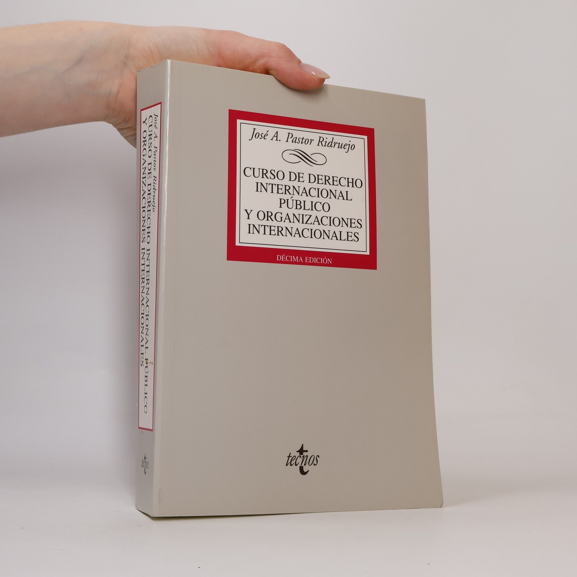 José Antonio Pastor Ridruejo Curso de Derecho Internacional Público y Organizaciones Internacionales