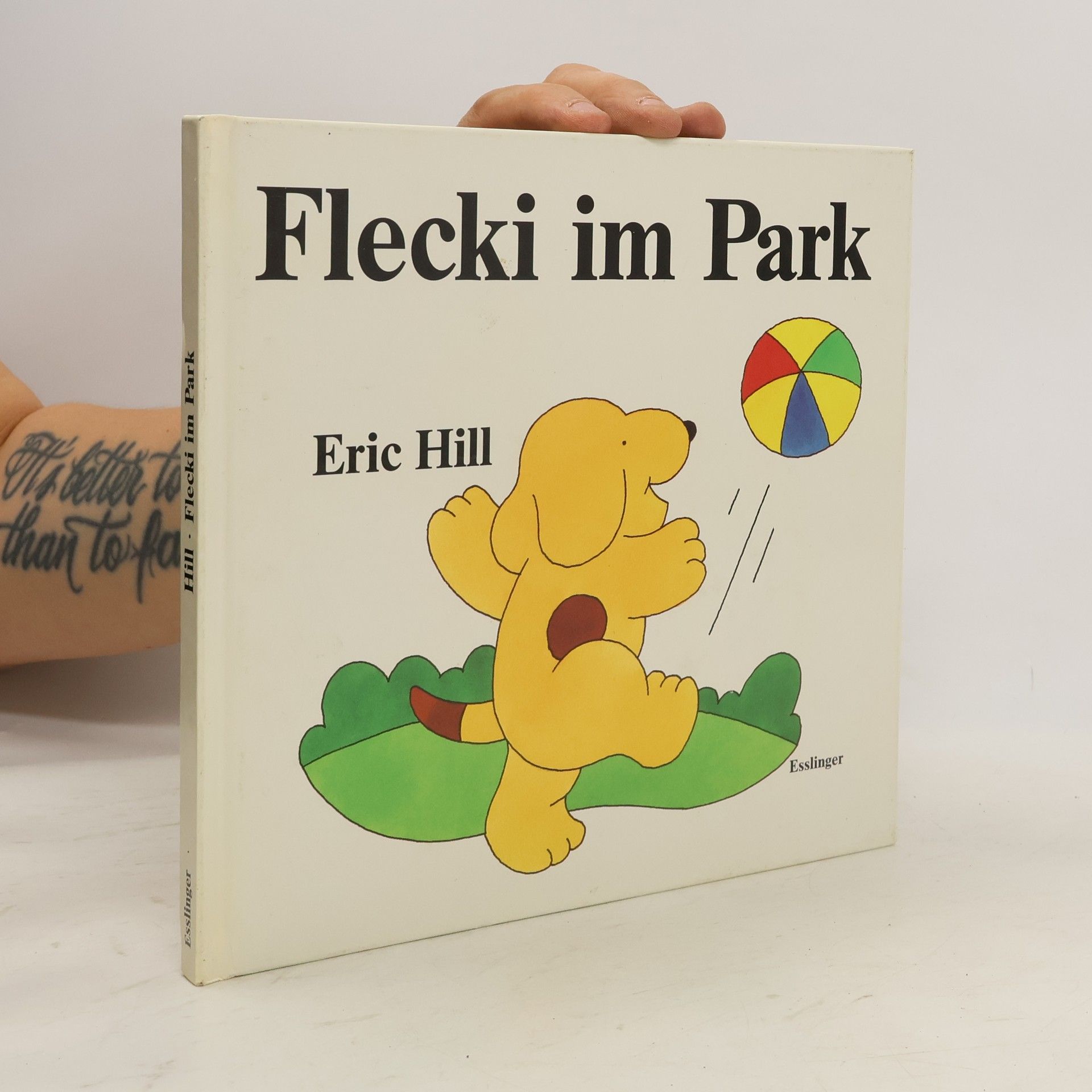 Eric Hill Flecki im Park