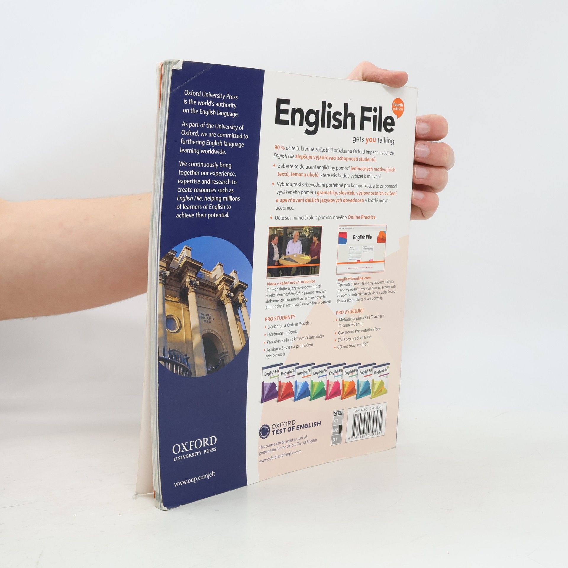 Kate Chomacki English file : upper-intermediate. Student's book : s anglicko-českým slovníčkem