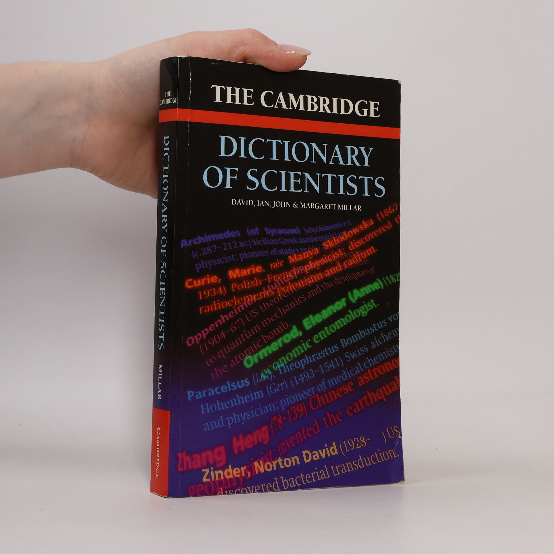 David Millar The Cambridge Dictionary of Scientists