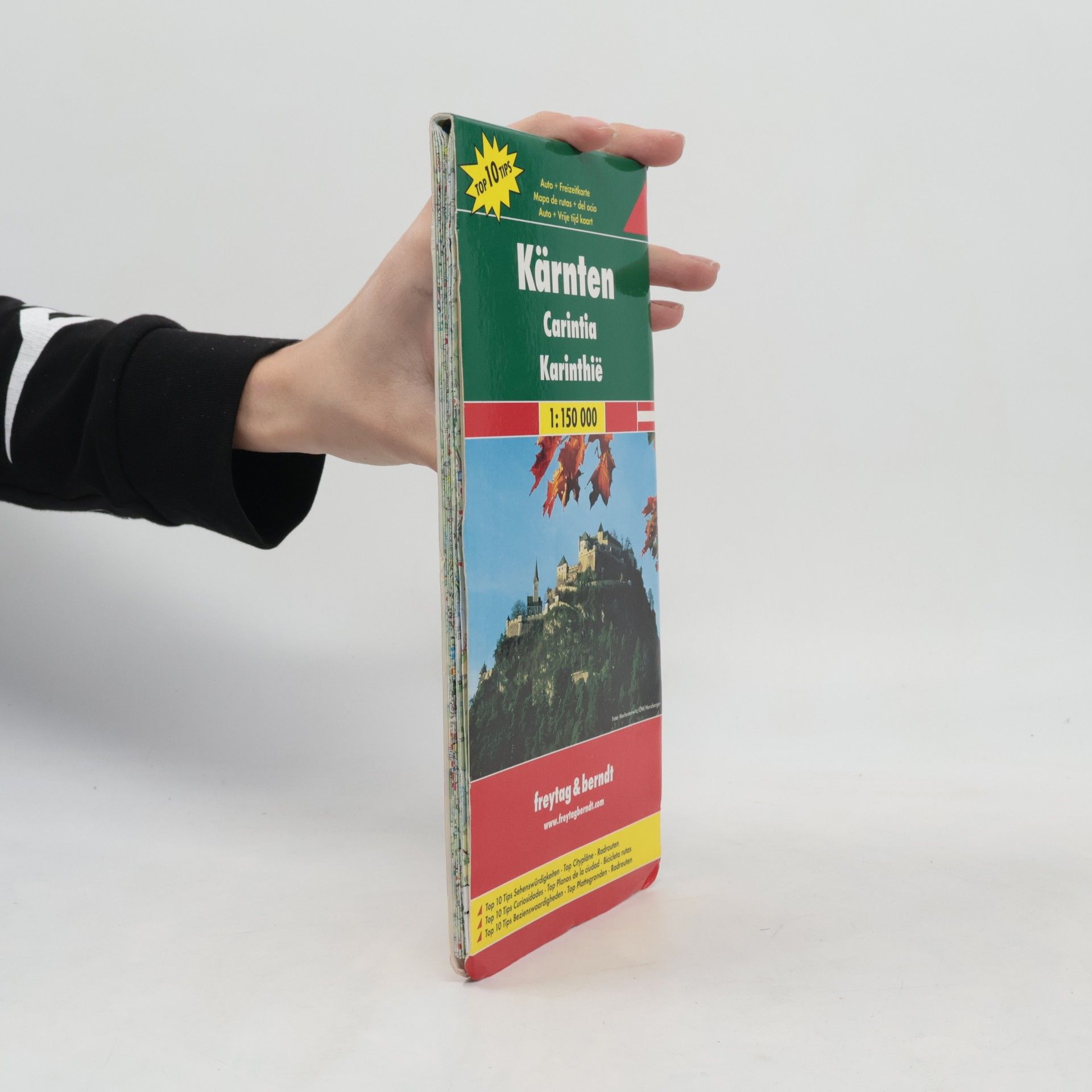 Kolektív autorov freytag & berndt Auto + Freizeitkarten: Kärnten