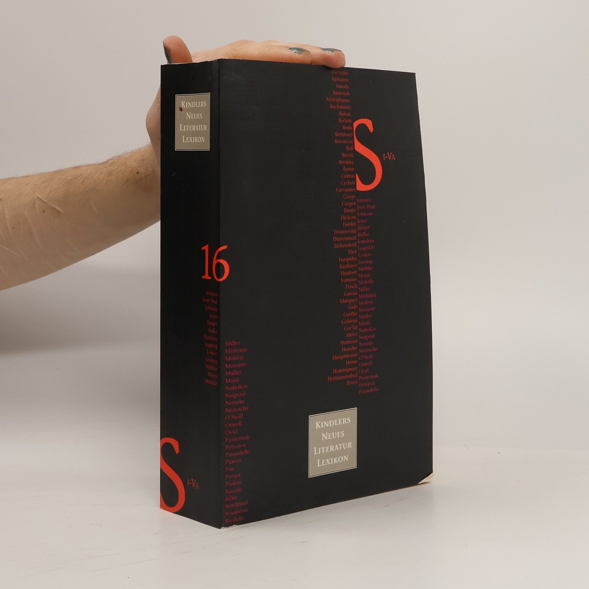 Jens-Walter Lüpkes Kindlers neues Literatur Lexikon : Studienausgabe ST-VA Band 16