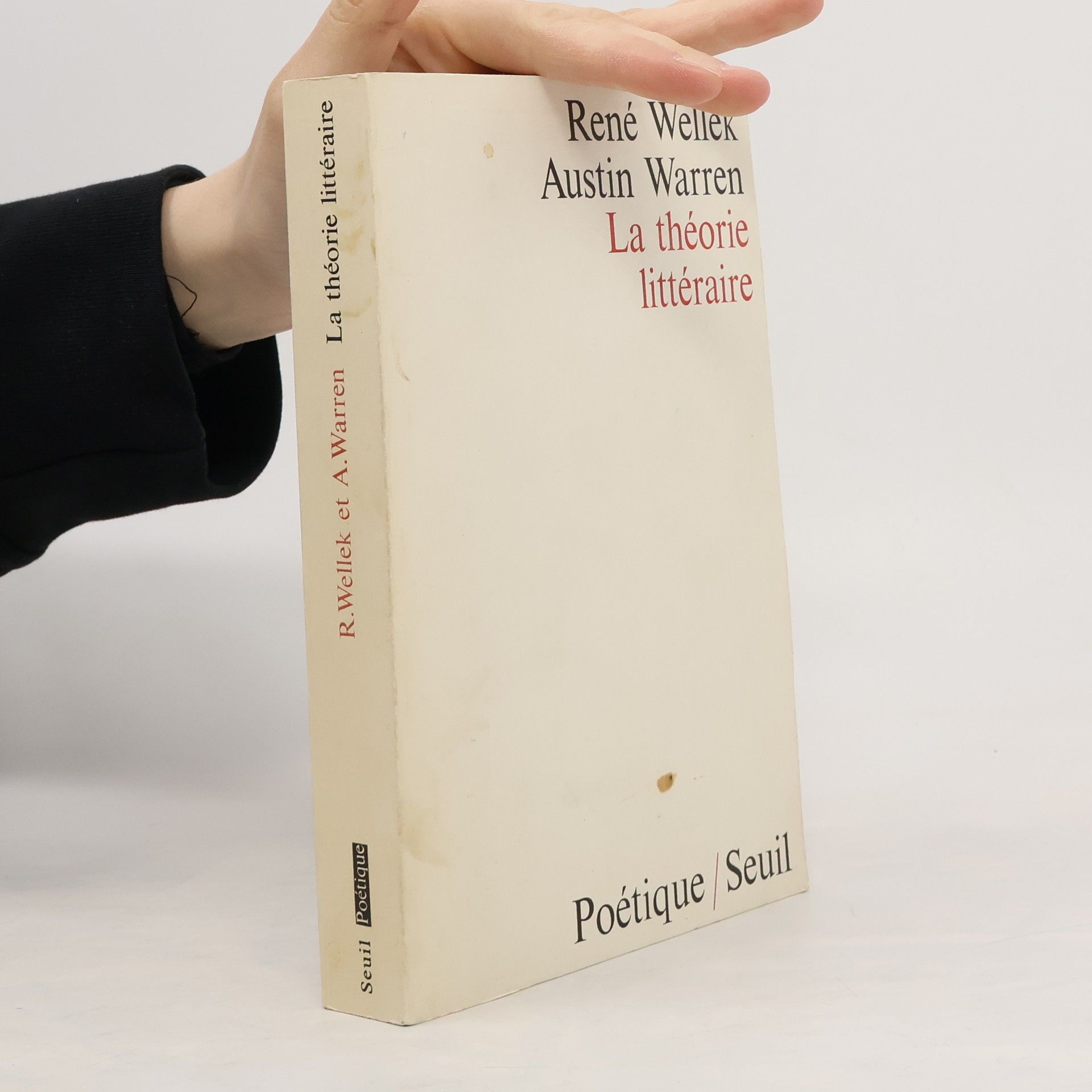 René Wellek La théorie littéraire