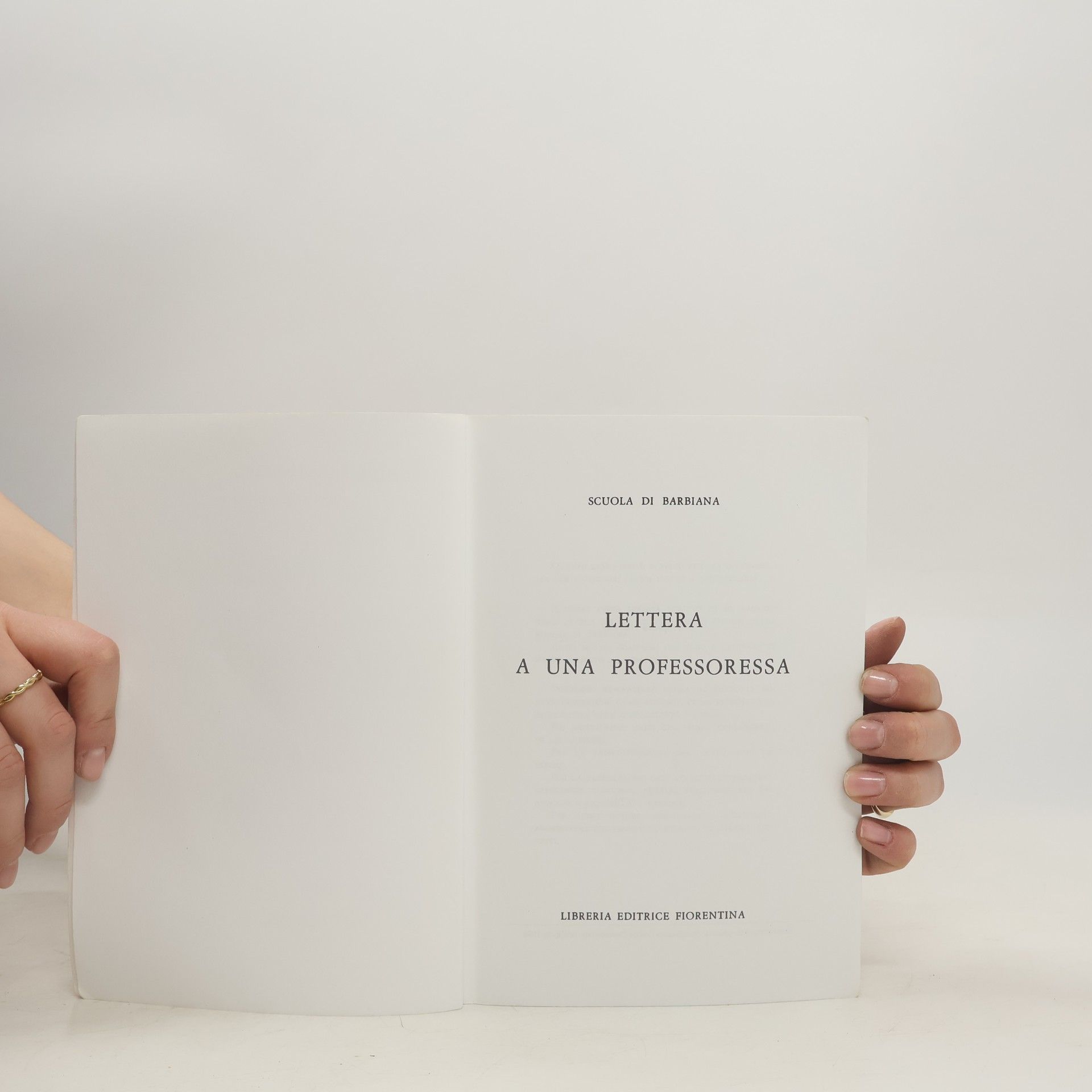 Michele Gesualdi Lettera a una professoressa