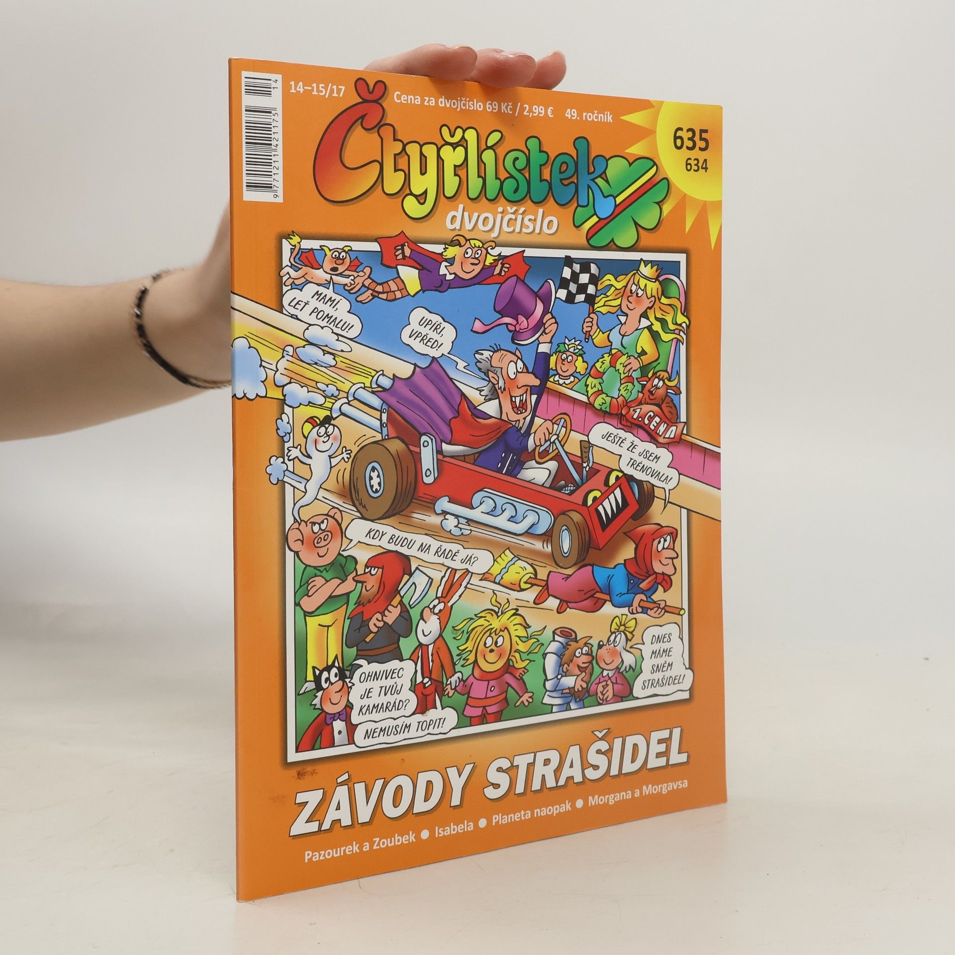 AA.VV. Čtyřlístek dvojčíslo 634-635, 14-15/2017