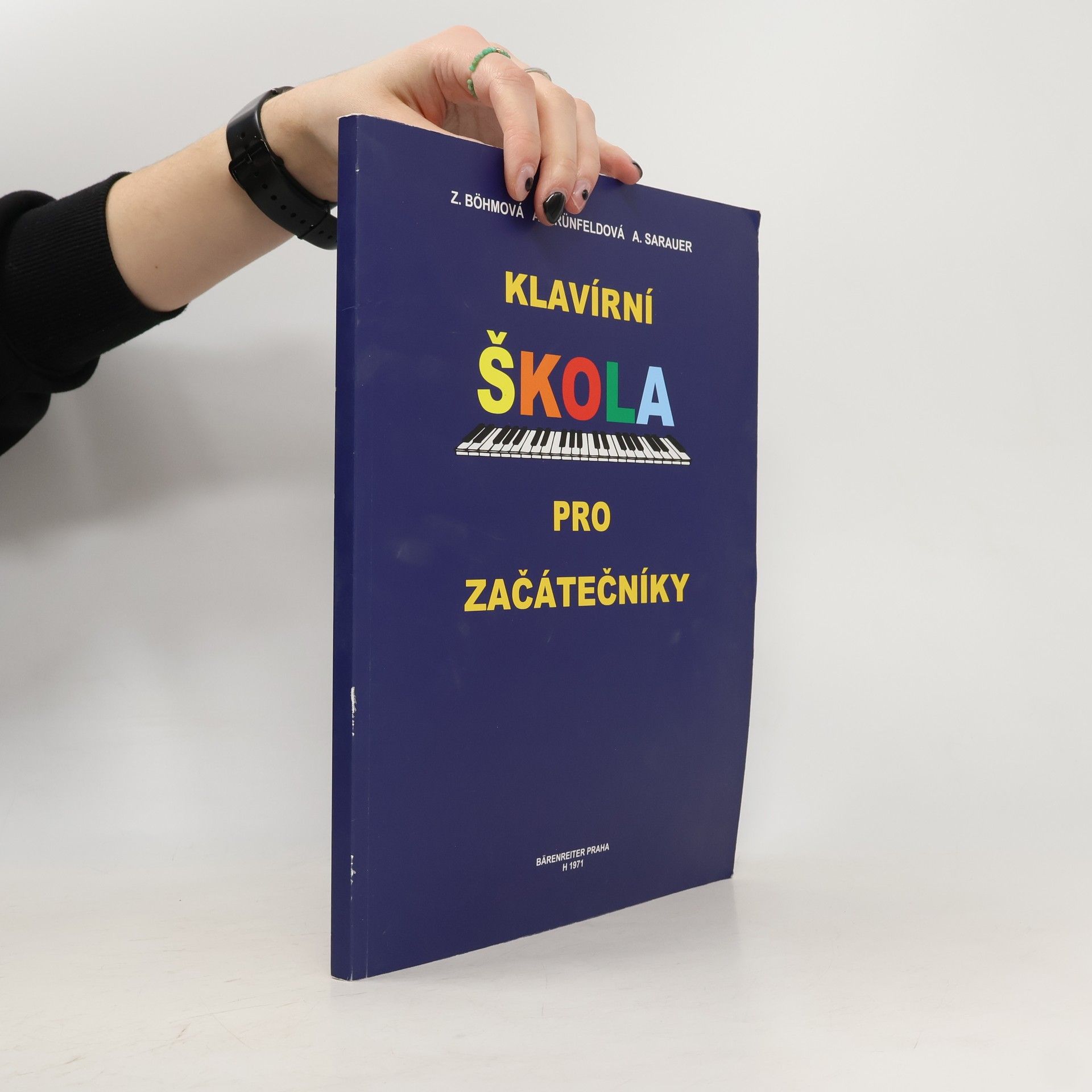 Zdeňka Bohmová Klavírní škola pro začátečníky