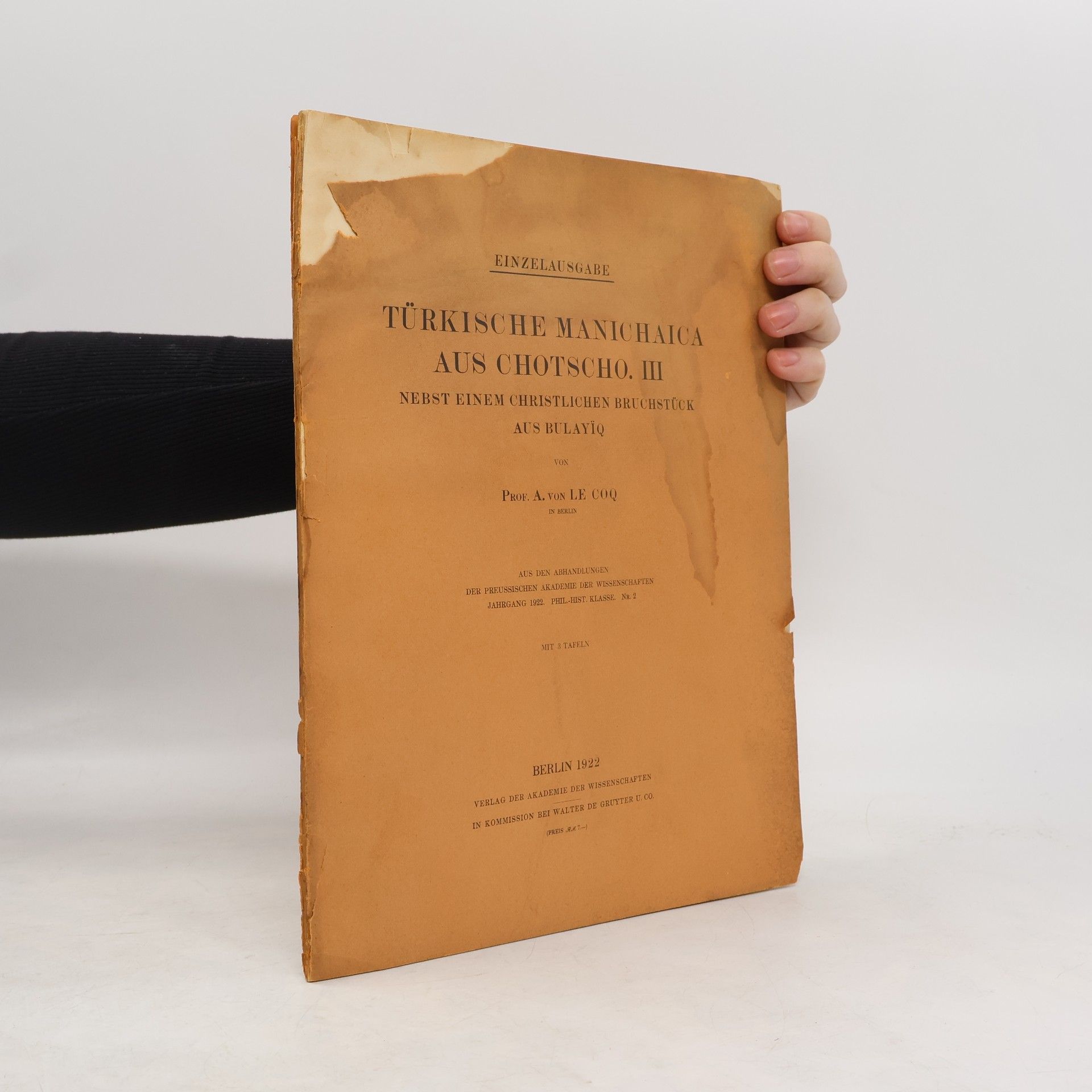 Türkische Manichaica aus Chotscho III