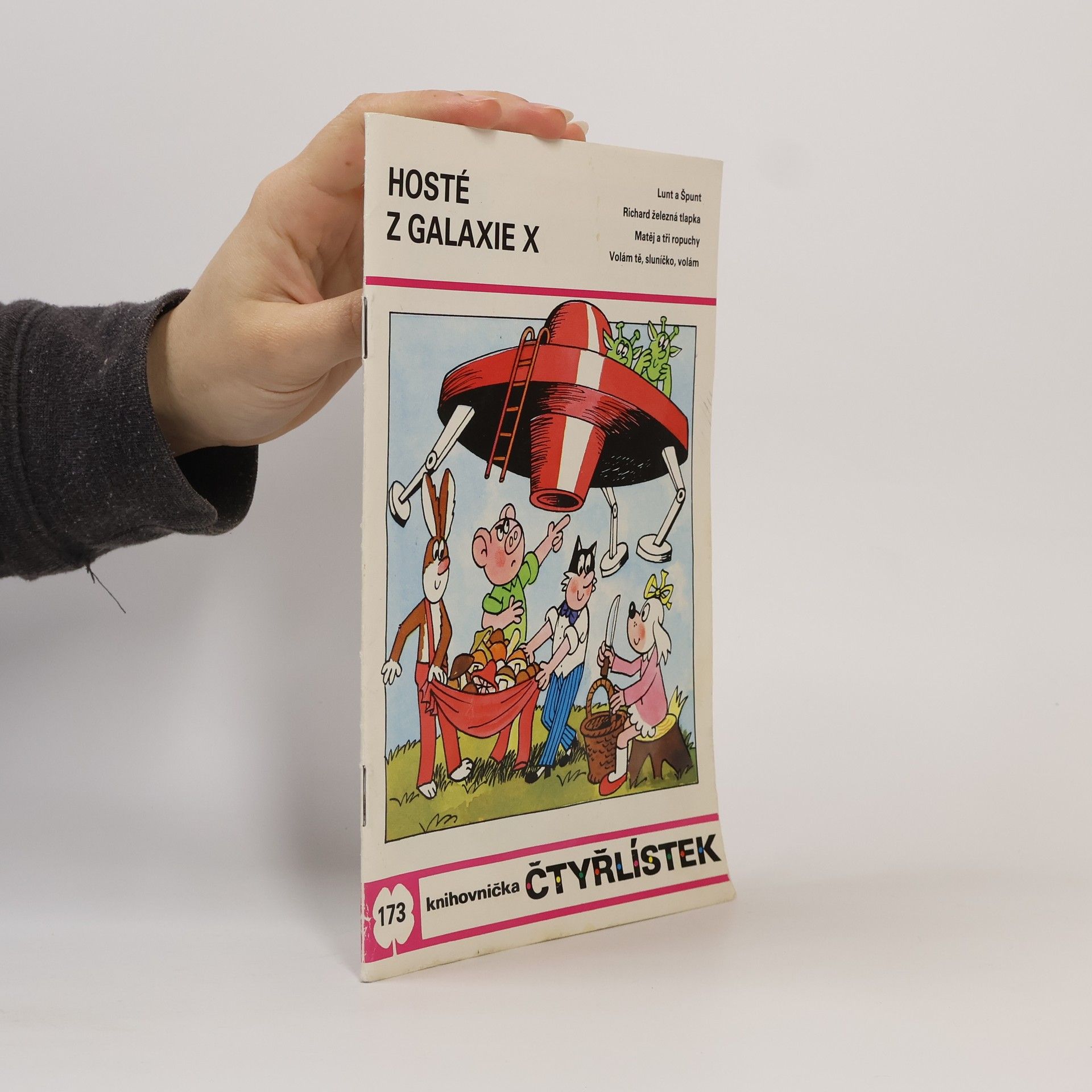 Jaroslav Němeček Čtyřlístek 173. Hosté z galaxie X
