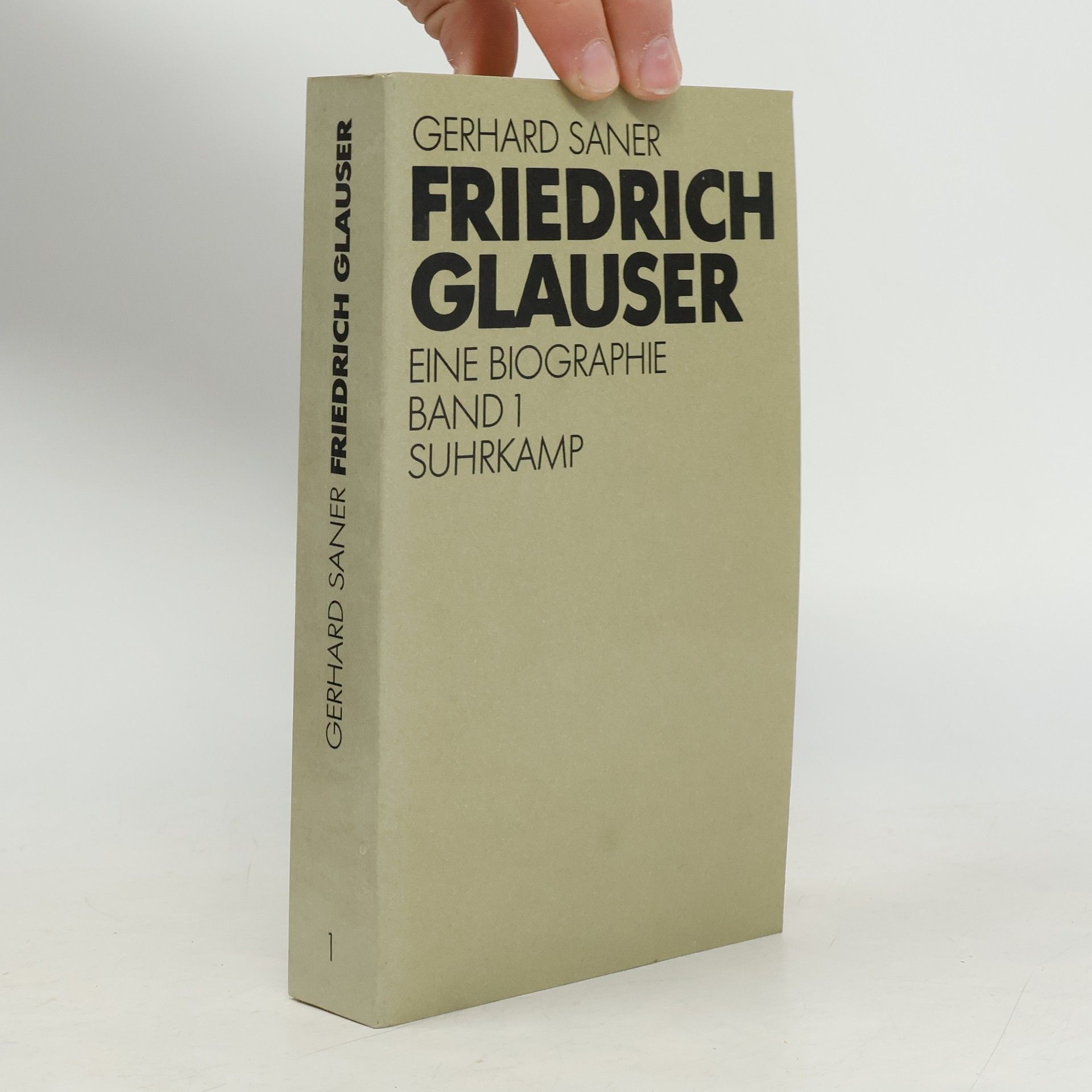 Gerhard Saner Friedrich Glauser