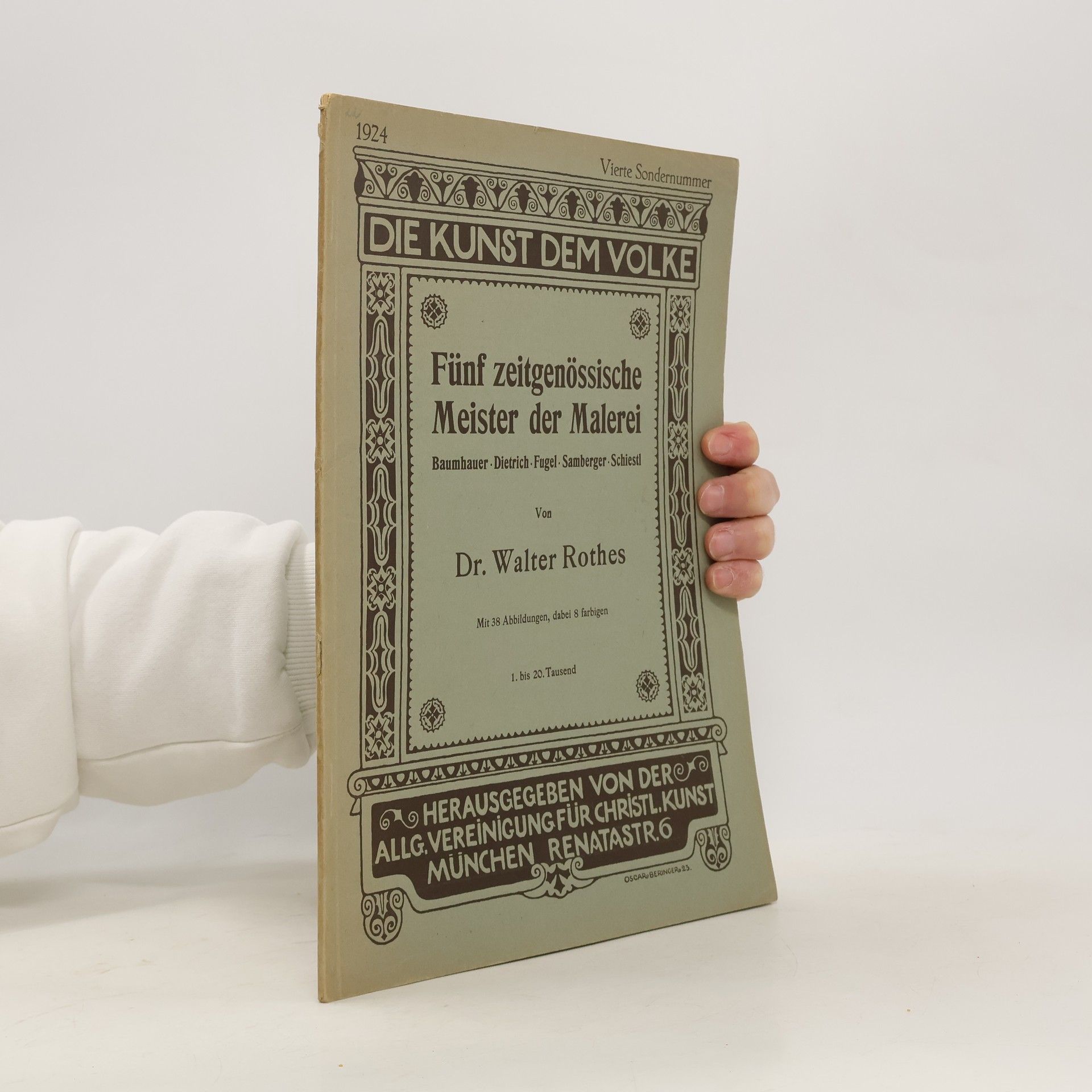 Walter Rothes Fünf zeitgenössische Meister der Malerei