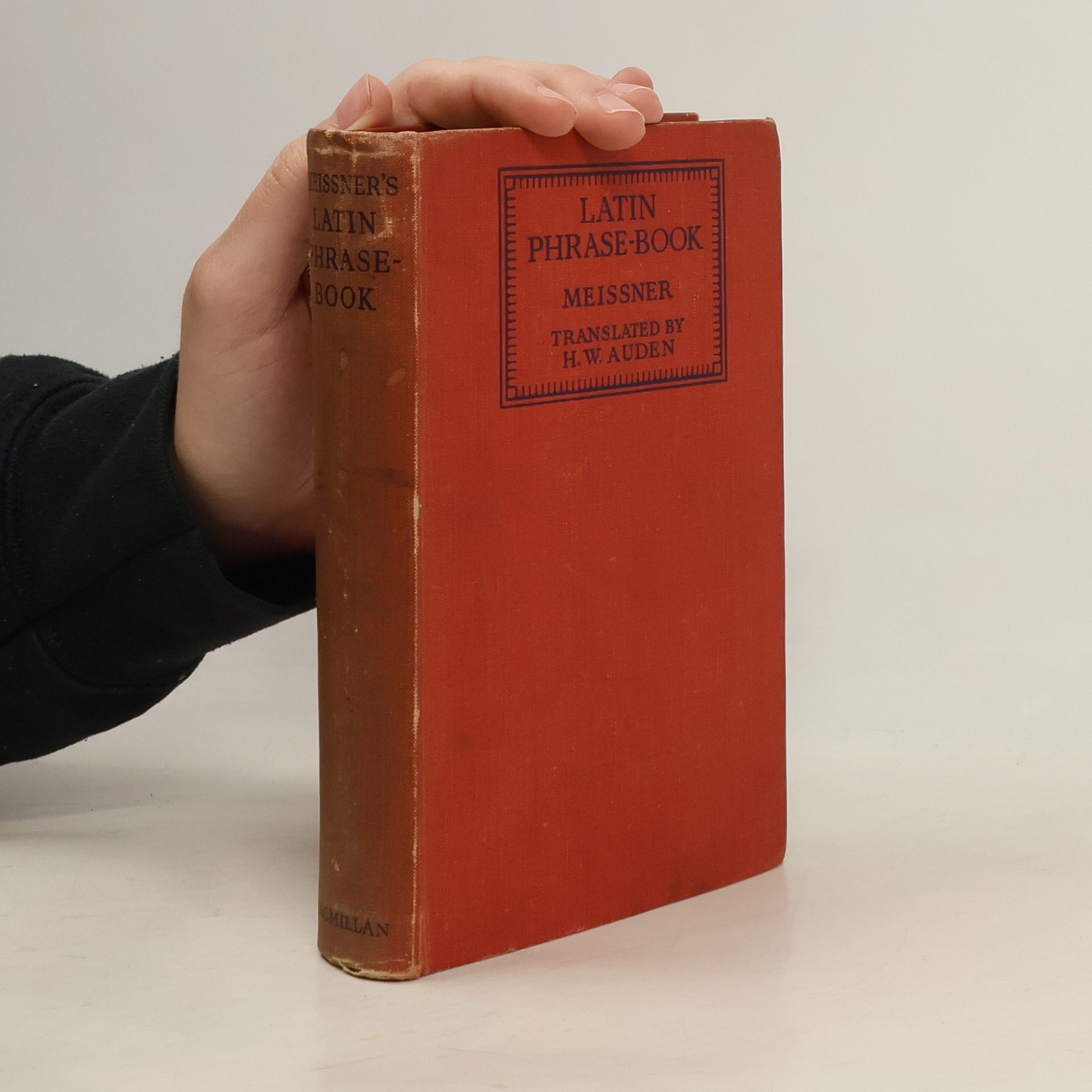 W. H. Auden Meissner's Latin Phrase-book.