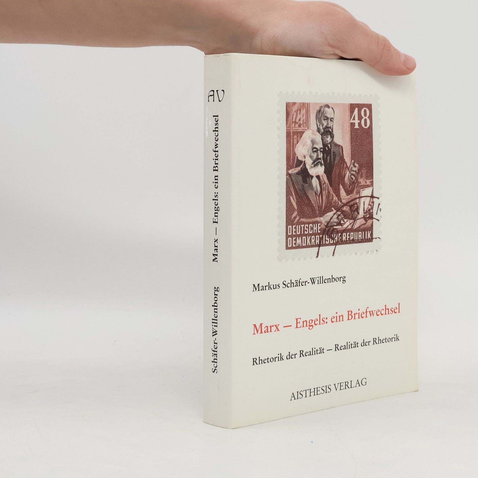 Markus Schäfer-Willenborg Marx-Engels, ein Briefwechsel