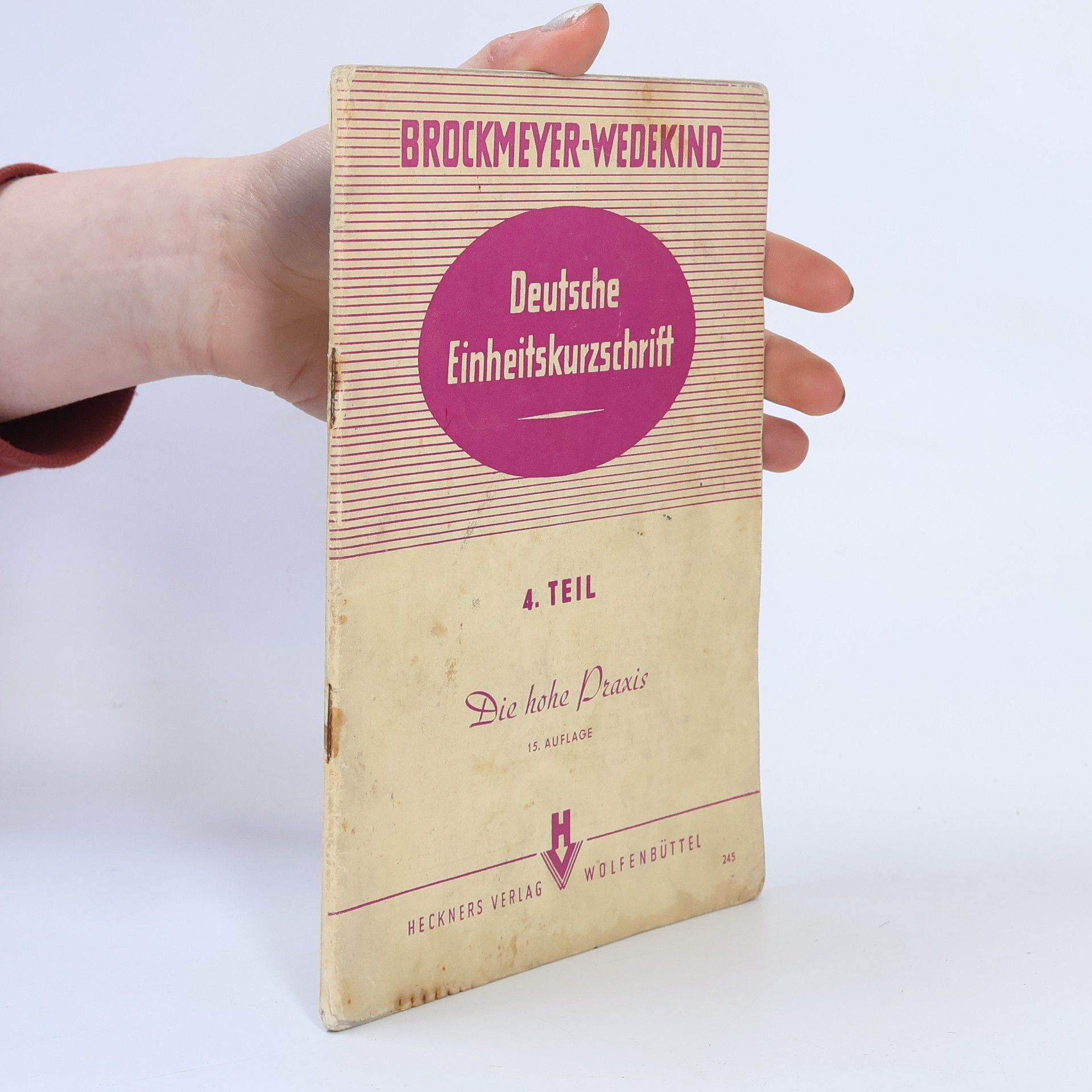 Eduard Brockmeyer Deutsche Einheitskurzschrift 4