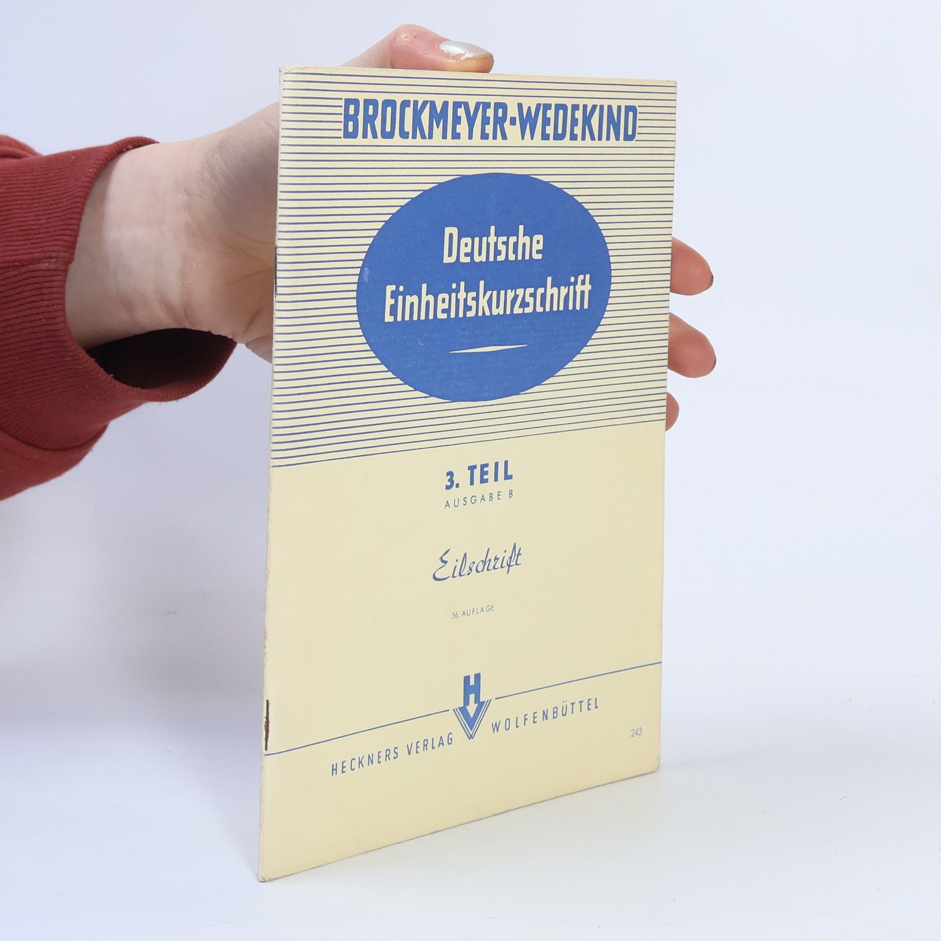 Hugo Wedekind Deutsche Einheitskurzschrift 3