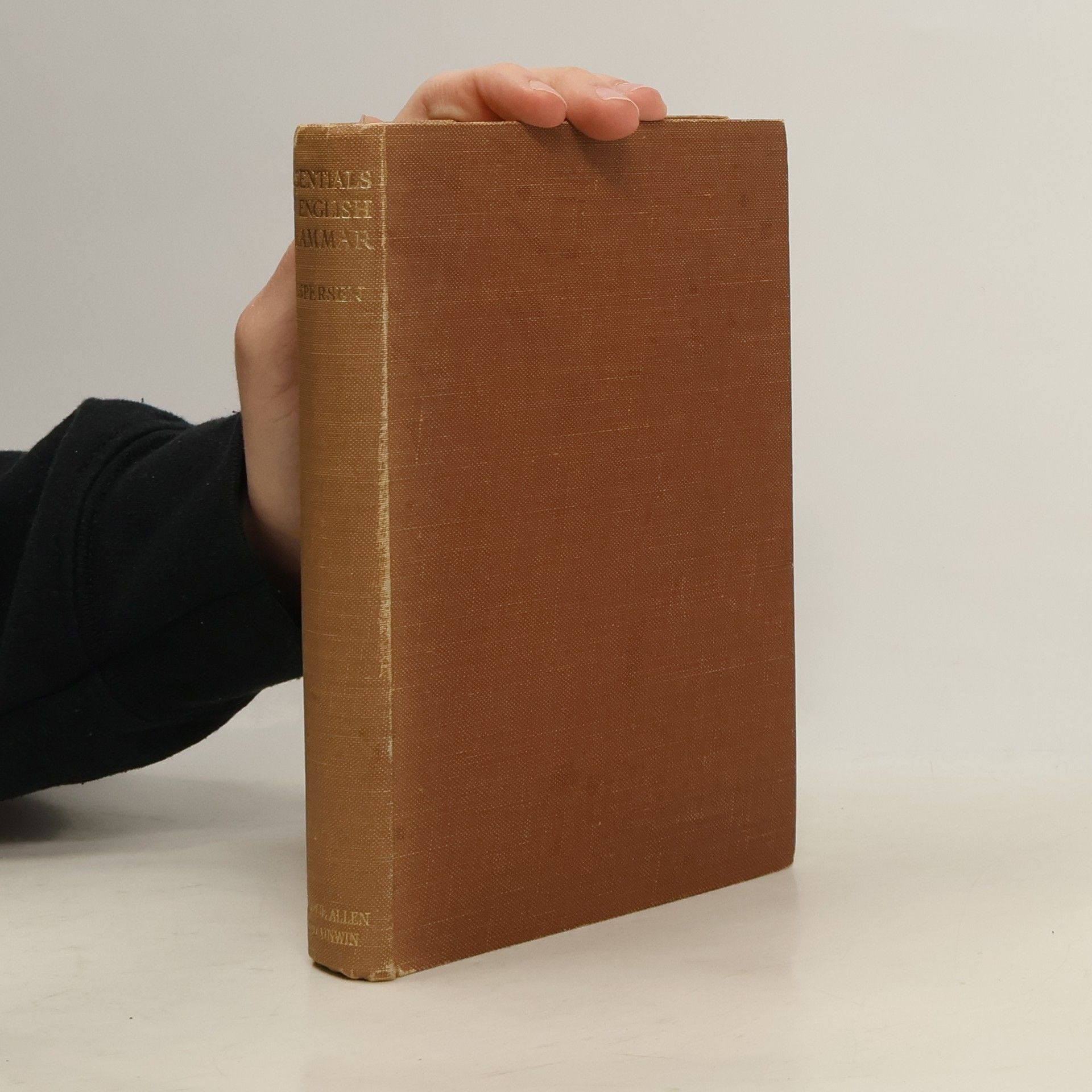 Otto Jespersen Essentials of English Grammar