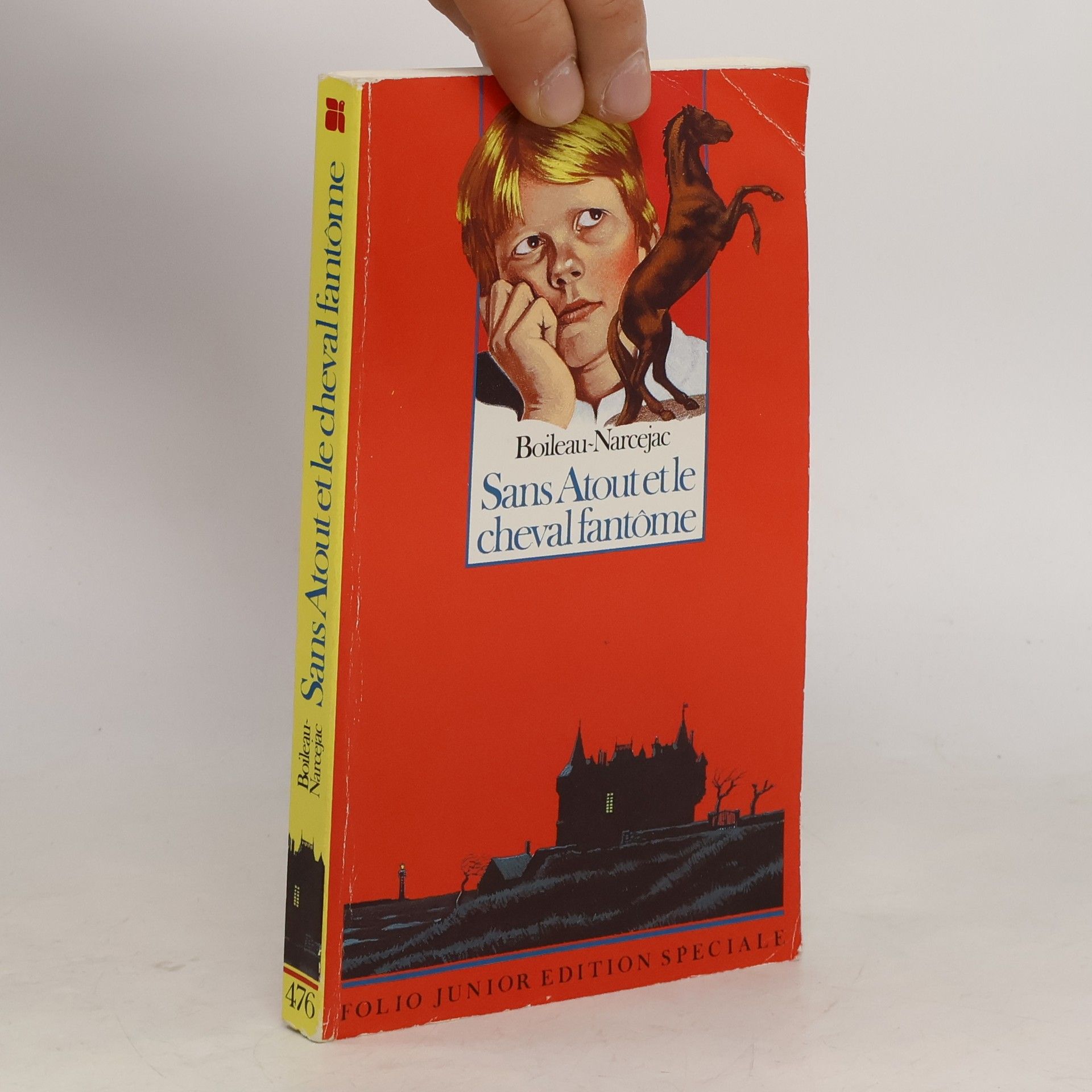 Pierre Boileau Folio Junior: Sans Atout et le cheval fantôme - Edition spéciale
