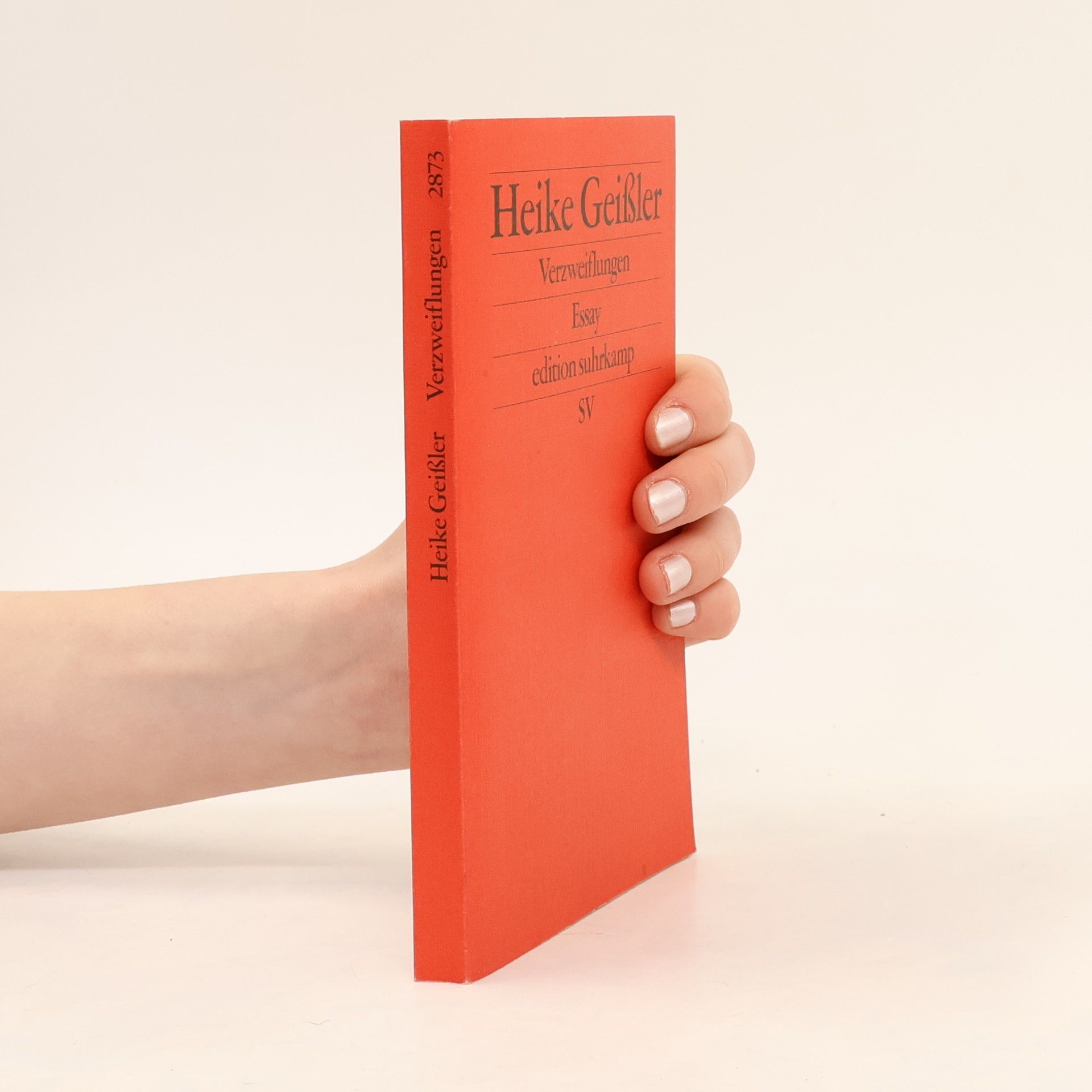 Heike Geißler Edition Suhrkamp - 2873: Verzweiflungen