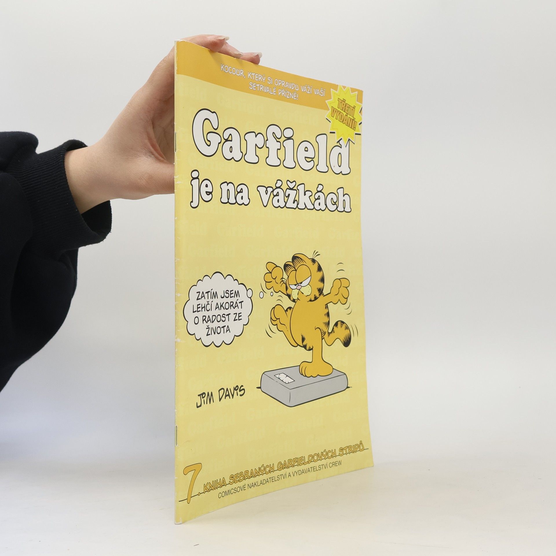 Jim Davis Garfield je na vážkách