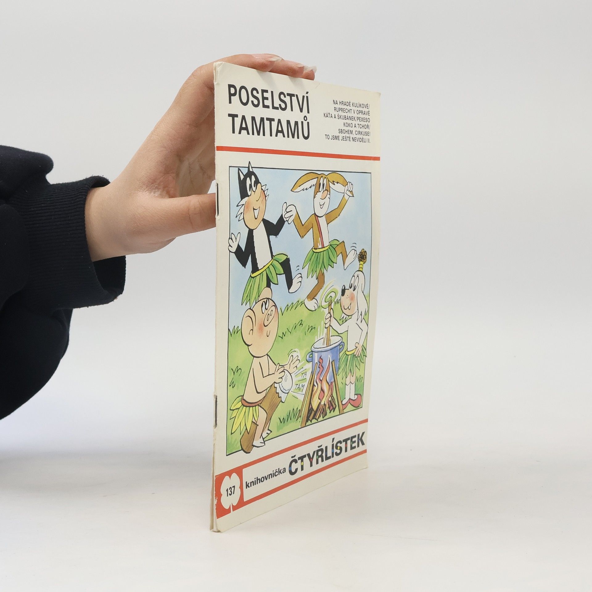 Jaroslav Němeček Čtyřlístek č. 137. Poselství Tamtamů