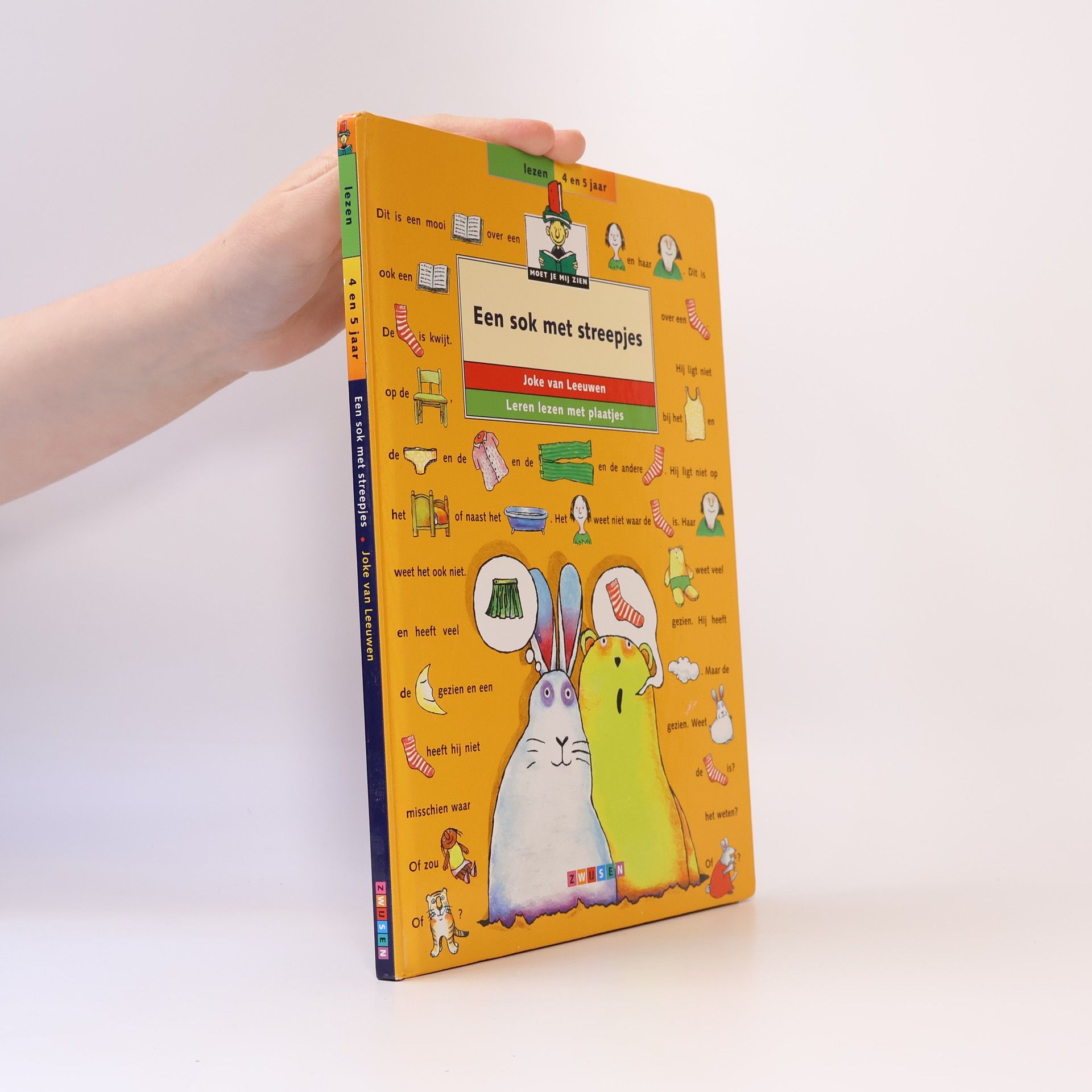 Een sok met streepjes