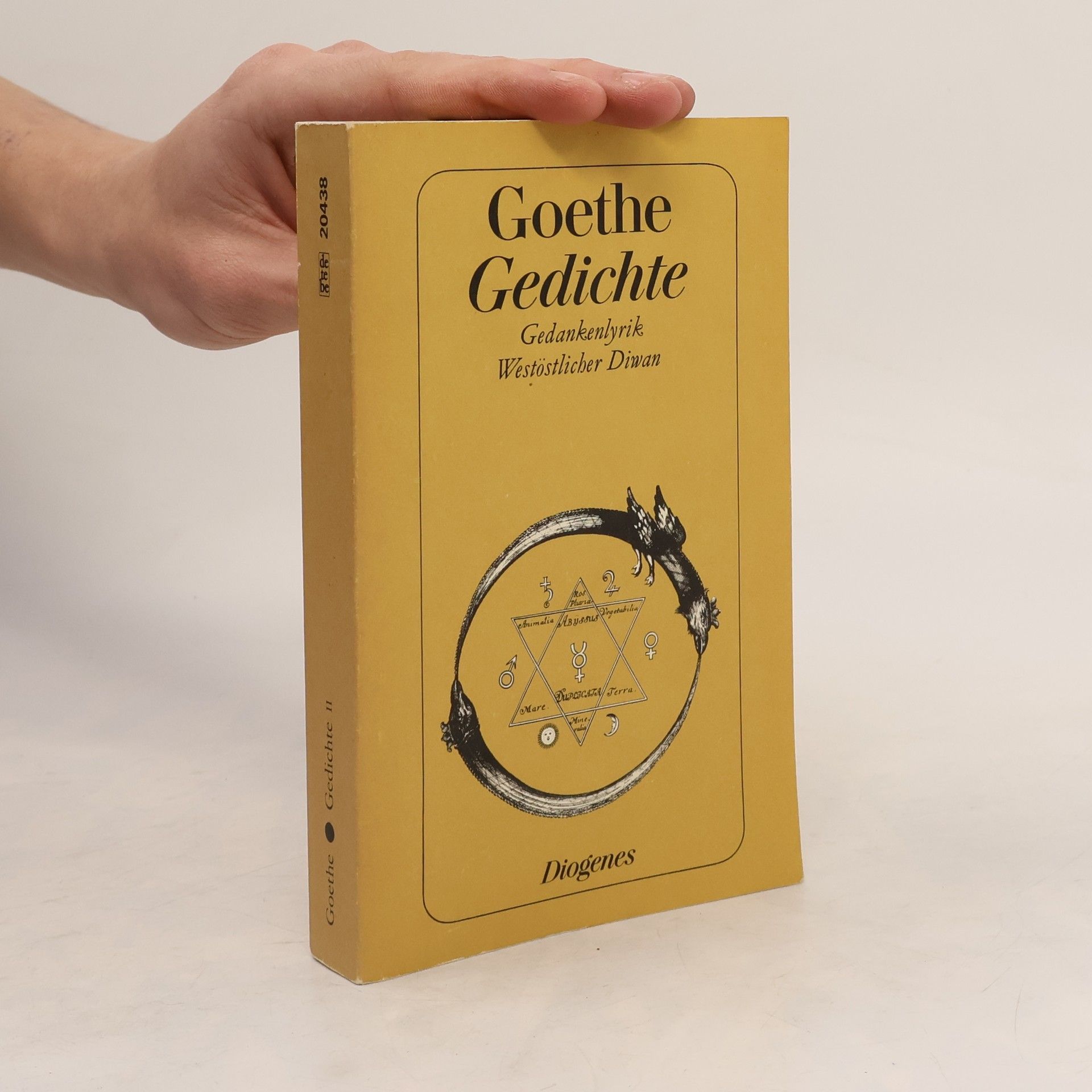 Johann Wolfgang von Goethe Gedichte. Tl.2. Gedankenlyrik; Westöstlicher Diwan